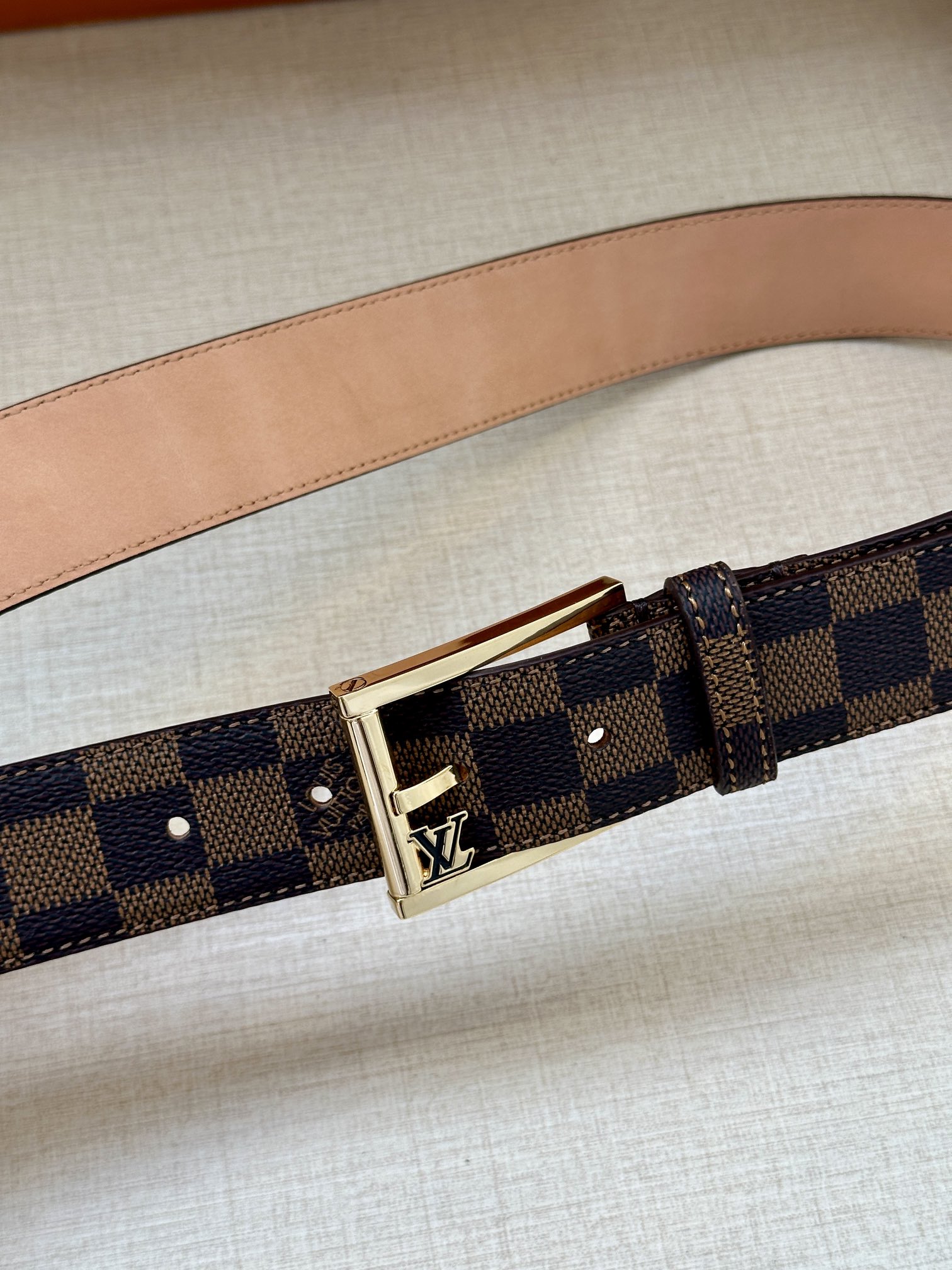Louis Vuitton Male Basic Belt Canvas M-l