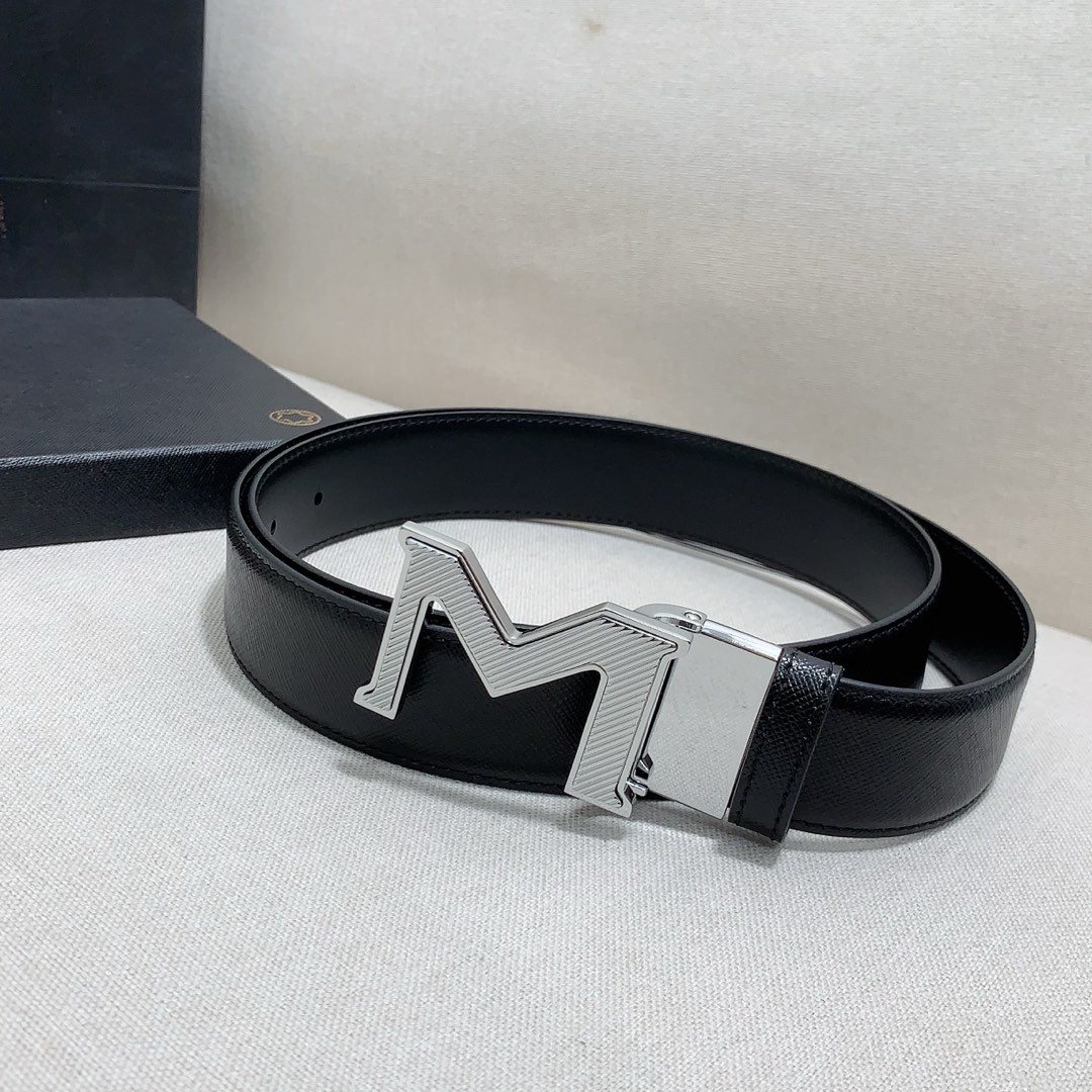 Montblanc Male Basic Belt Cow Leather M-l