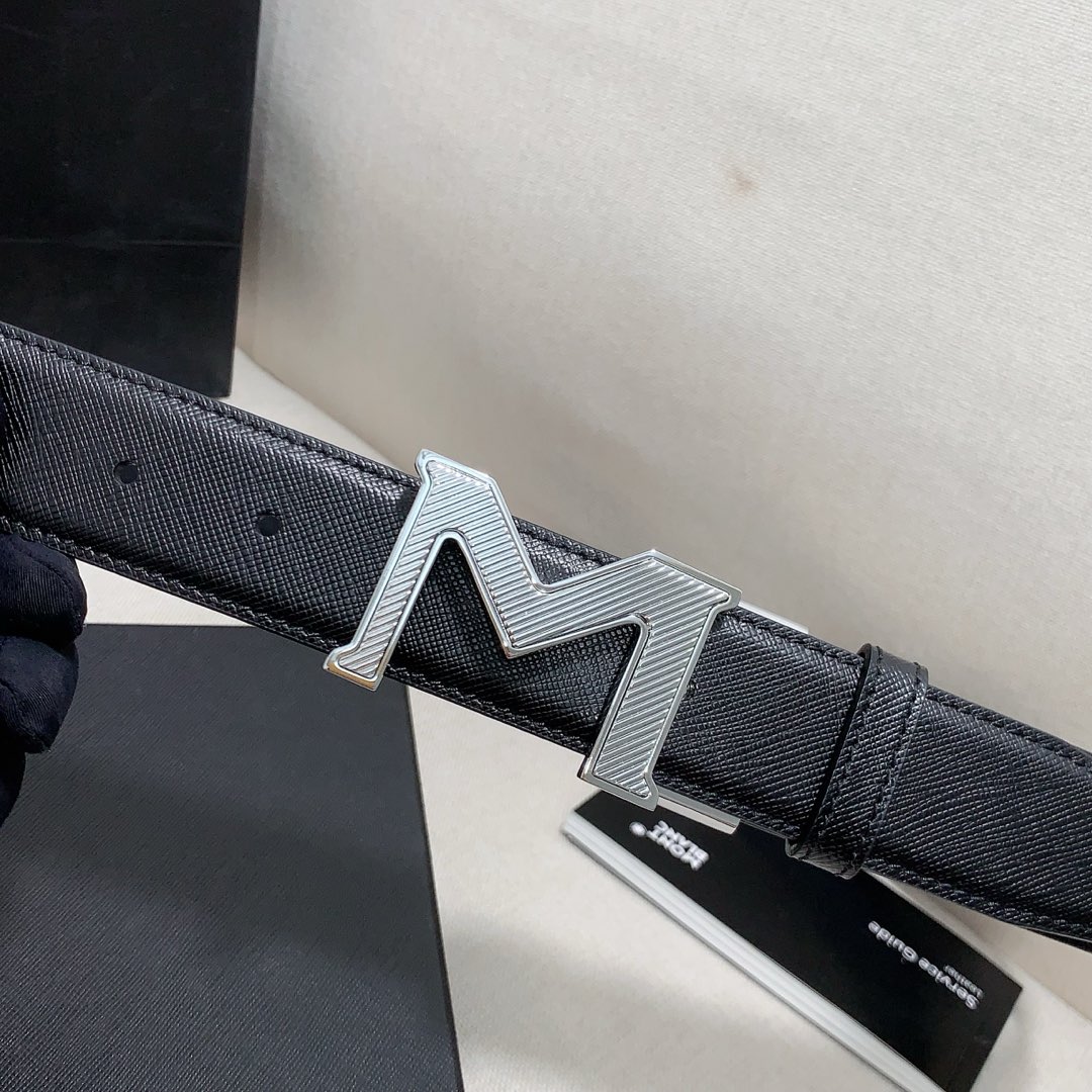 Montblanc Male Basic Belt Cow Leather M-l