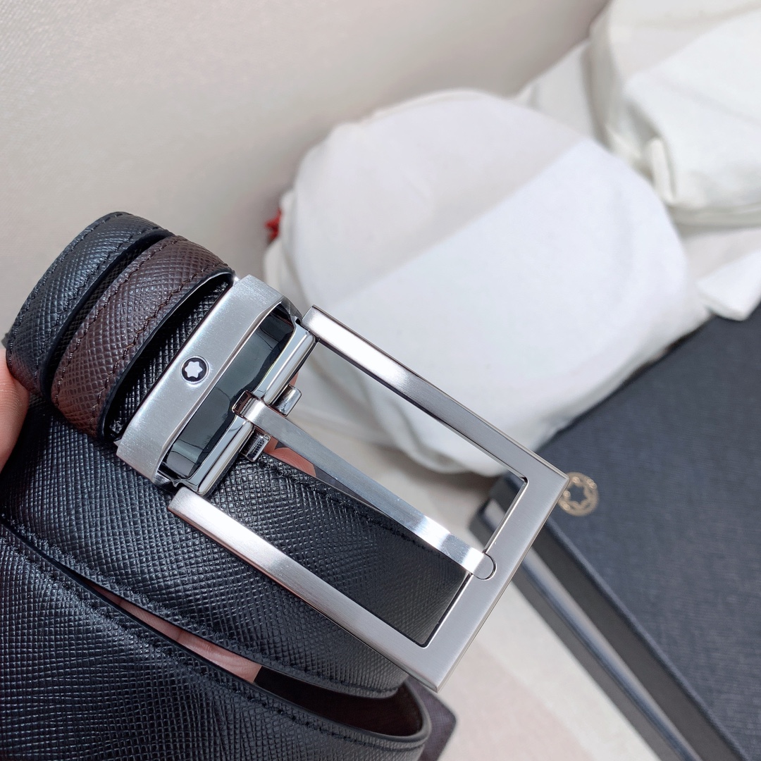 Montblanc Male Basic Belt Cow Leather M-l