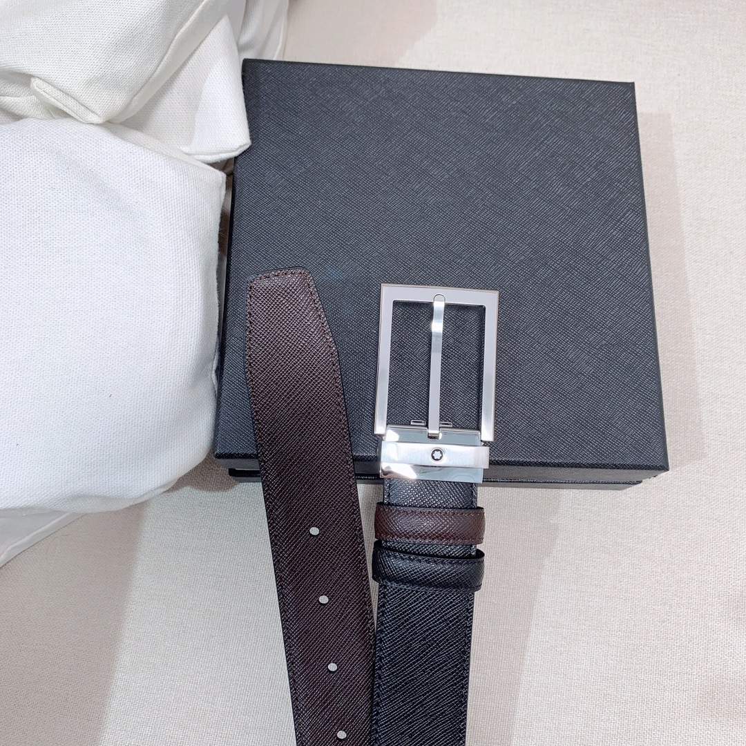 Montblanc Male Basic Belt Cow Leather M-l