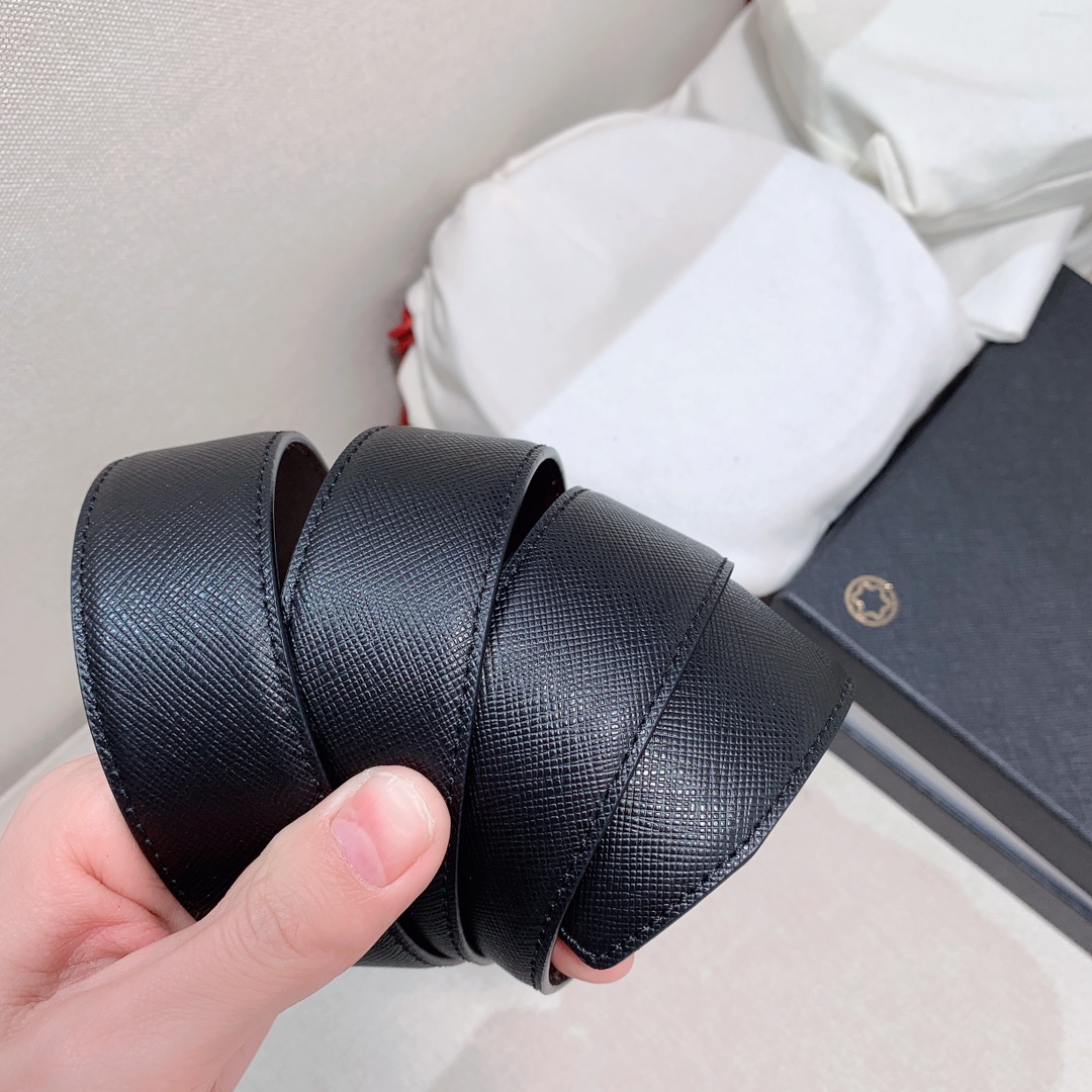 Montblanc Male Basic Belt Cow Leather M-l