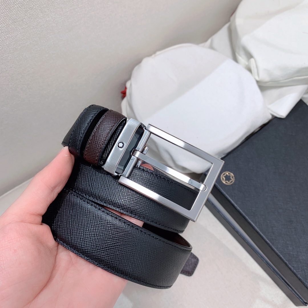 Montblanc Male Basic Belt Cow Leather M-l