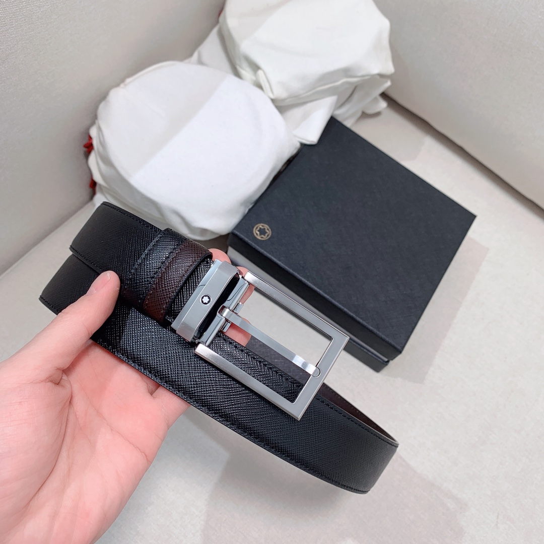 Montblanc Male Basic Belt Cow Leather M-l