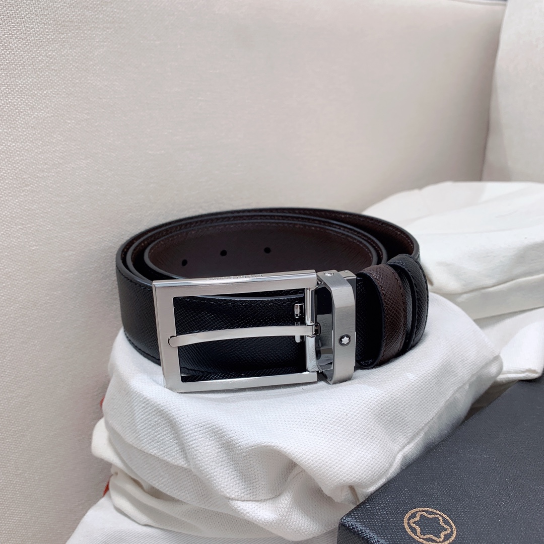 Montblanc Male Basic Belt Cow Leather M-l