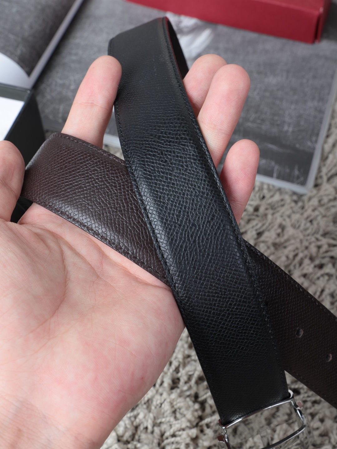 Montblanc Male Basic Belt Cow Leather M-l