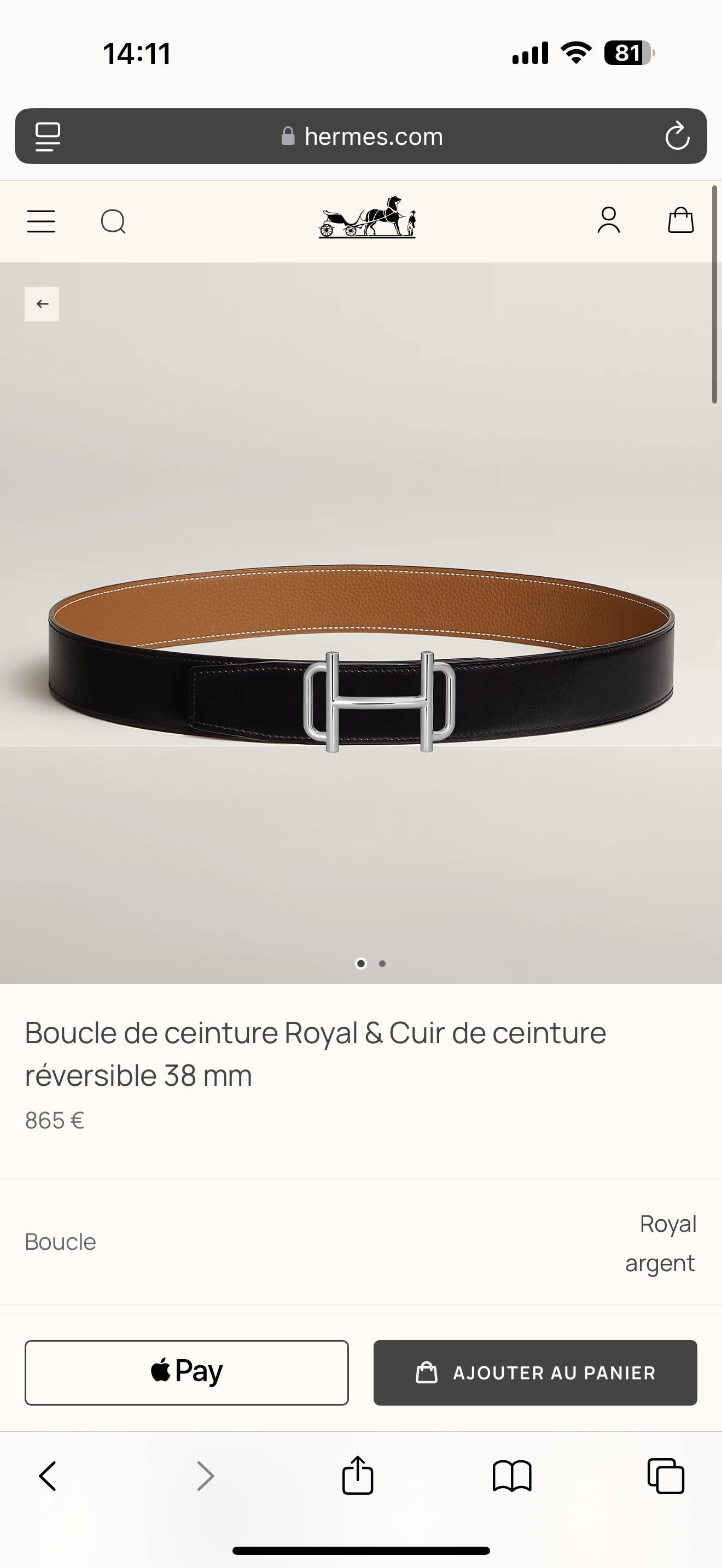 Male Basic Belt 38mm-l