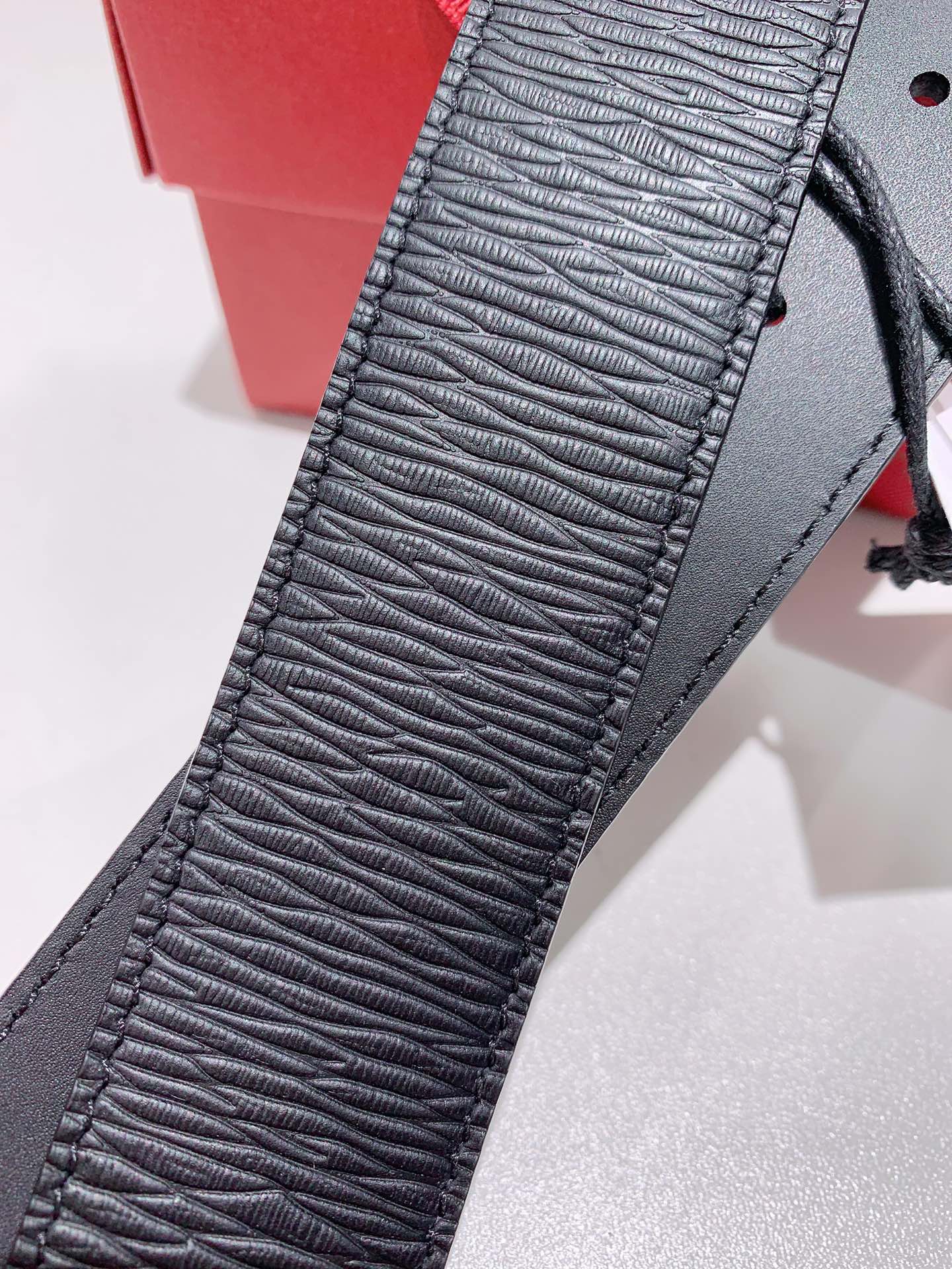 Salvatore Ferragamo Male Leather Belt Top Grain Leather S-m-l