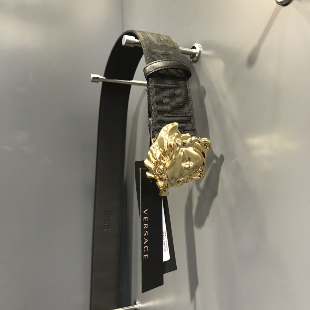 Versace Basic Belt Cow Leather S-m