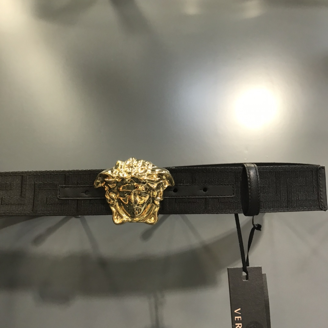 Versace Basic Belt Cow Leather S-m