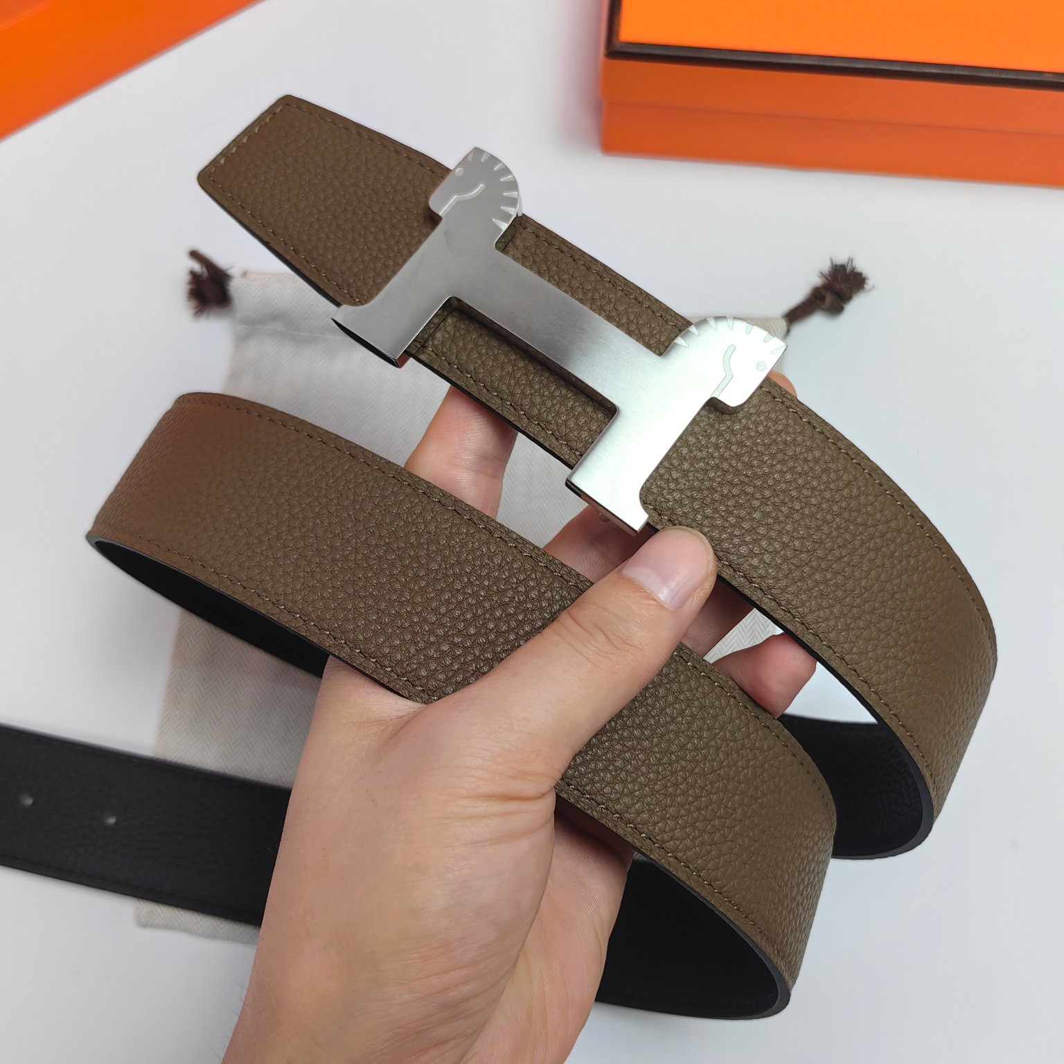 Hermès Male Basic Belt Cow Leather M