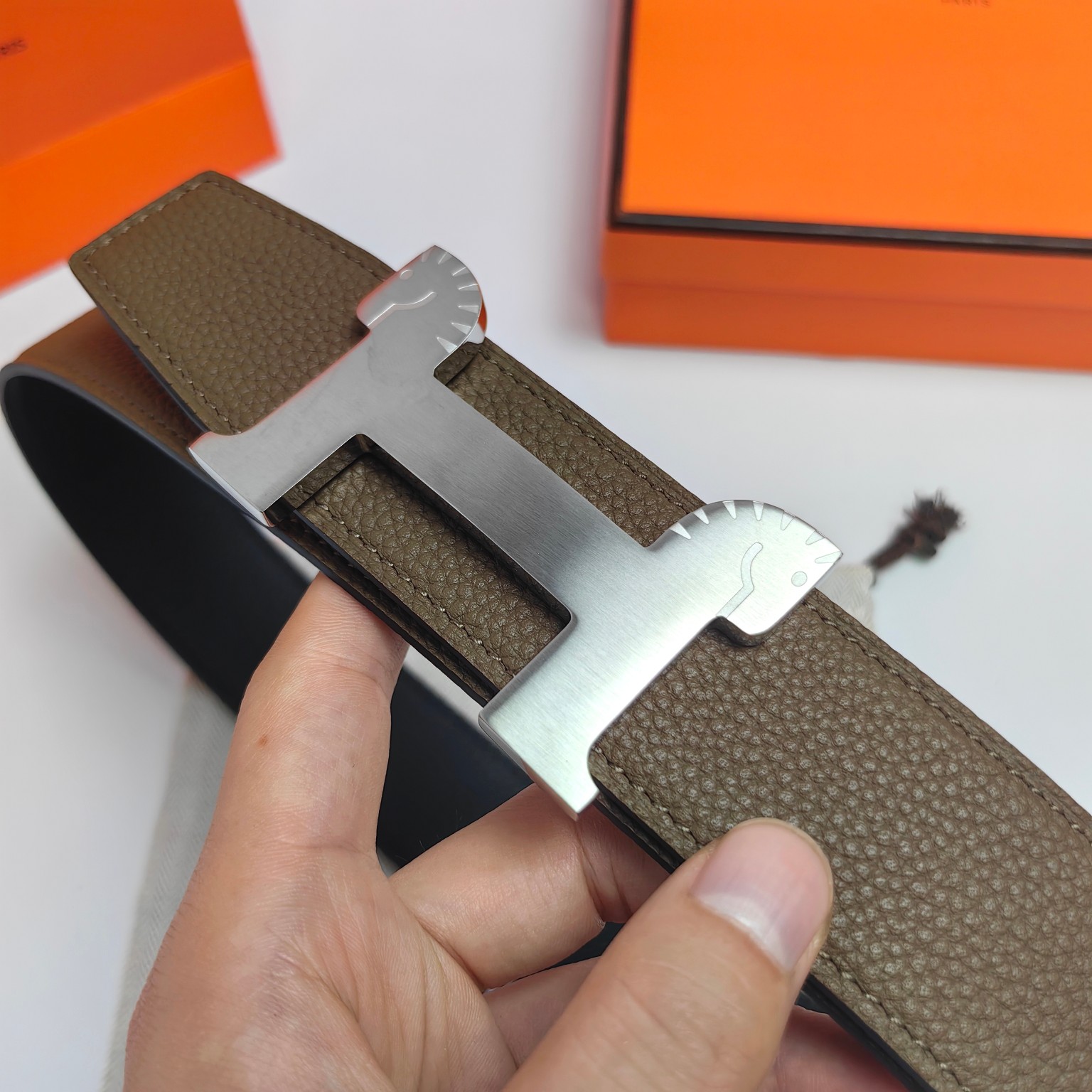 Hermès Male Basic Belt Cow Leather M