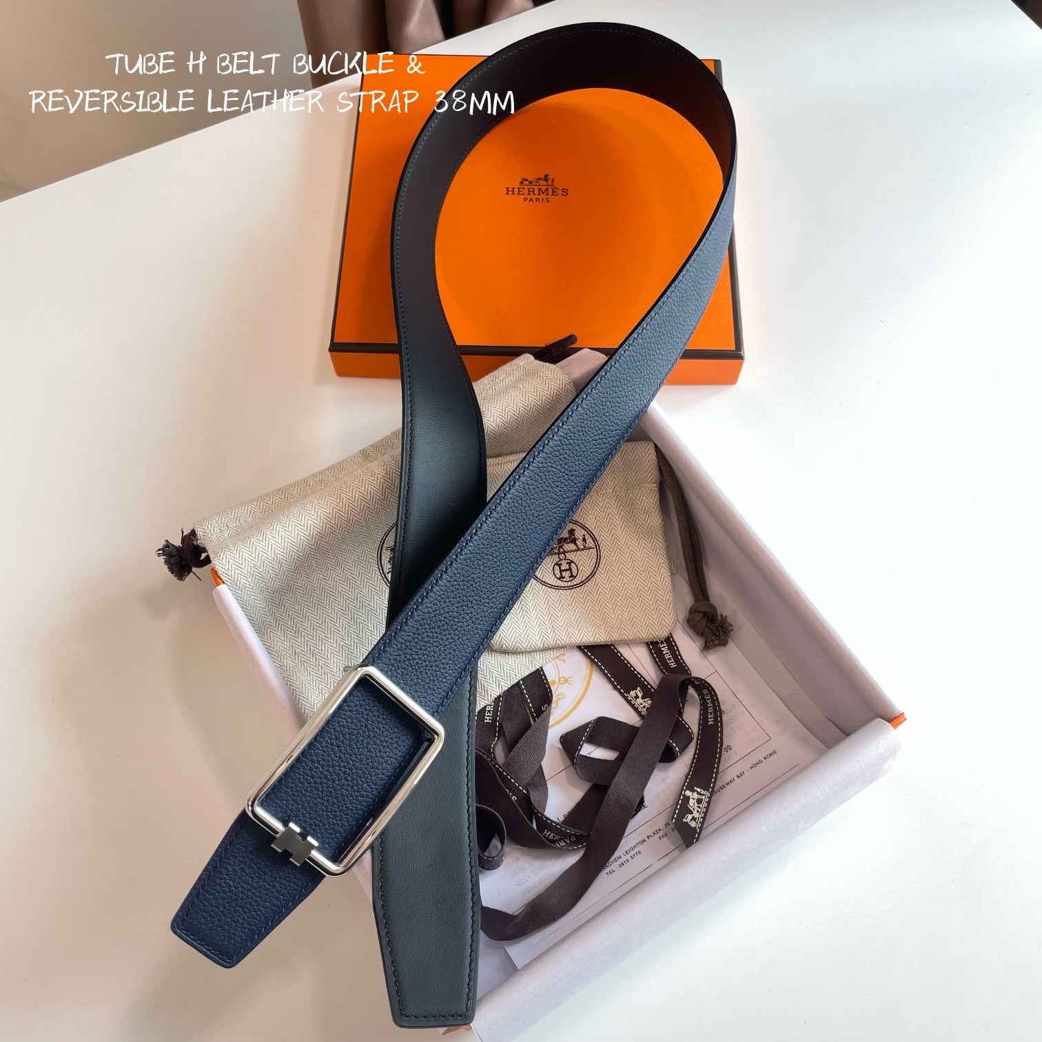 Hermès Male Basic Belt Cow Leather 38mm