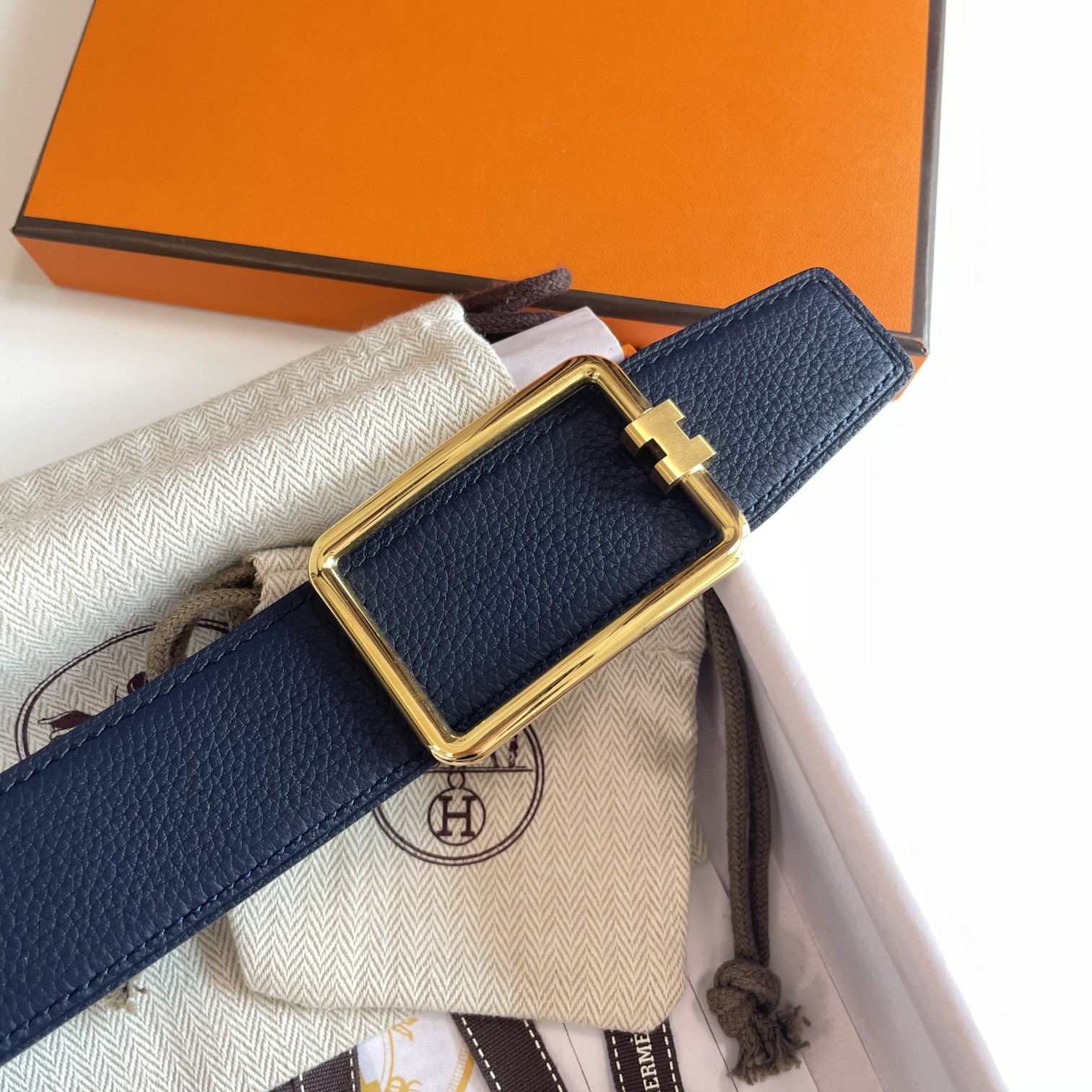 Hermès Male Basic Belt Cow Leather 38mm