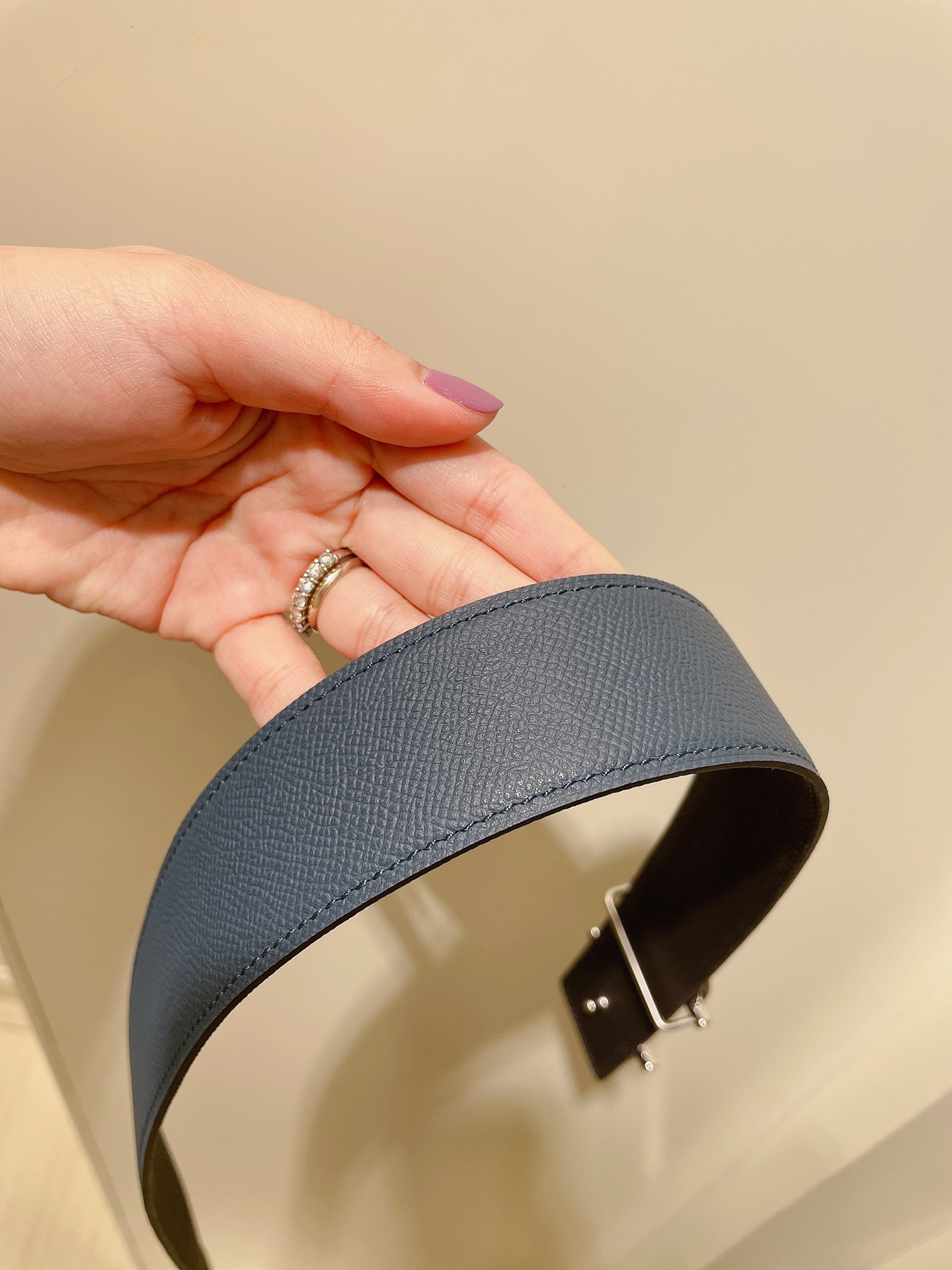 Hermès Male Leather Belt Top Grain Leather S-m