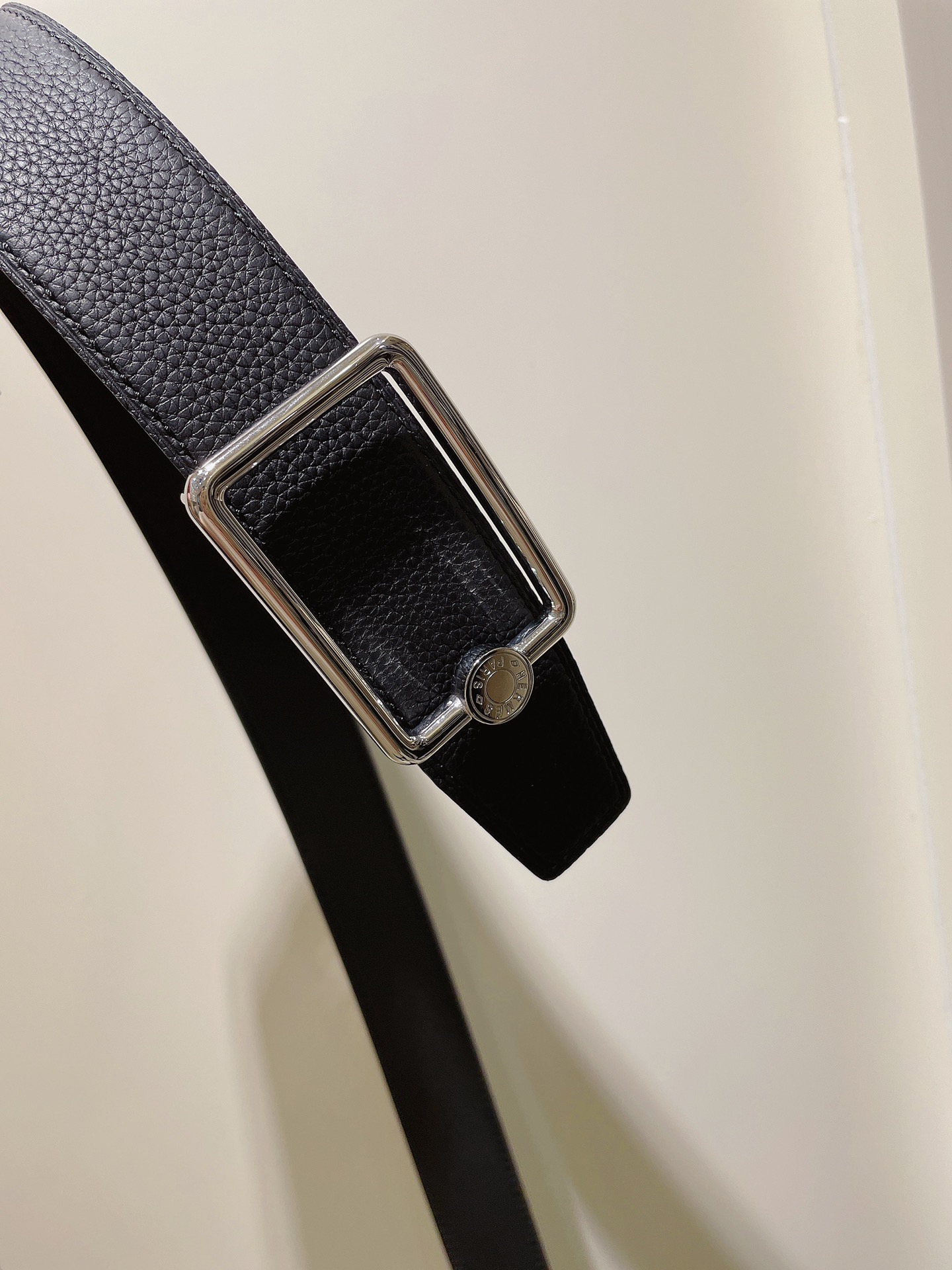 Hermès Male Leather Belt Top Grain Leather S-m