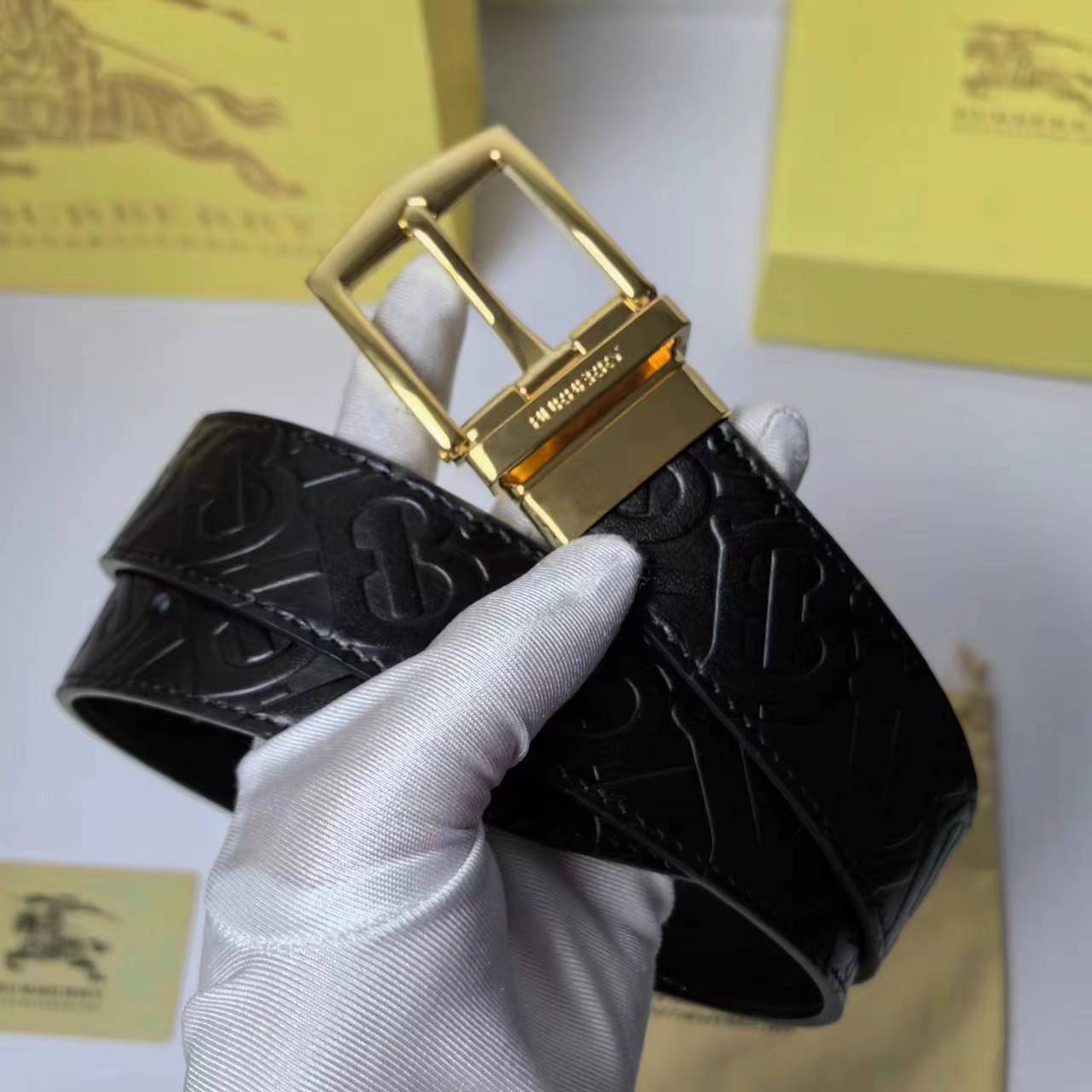 Burberry Male Basic Belt Cow Leather M