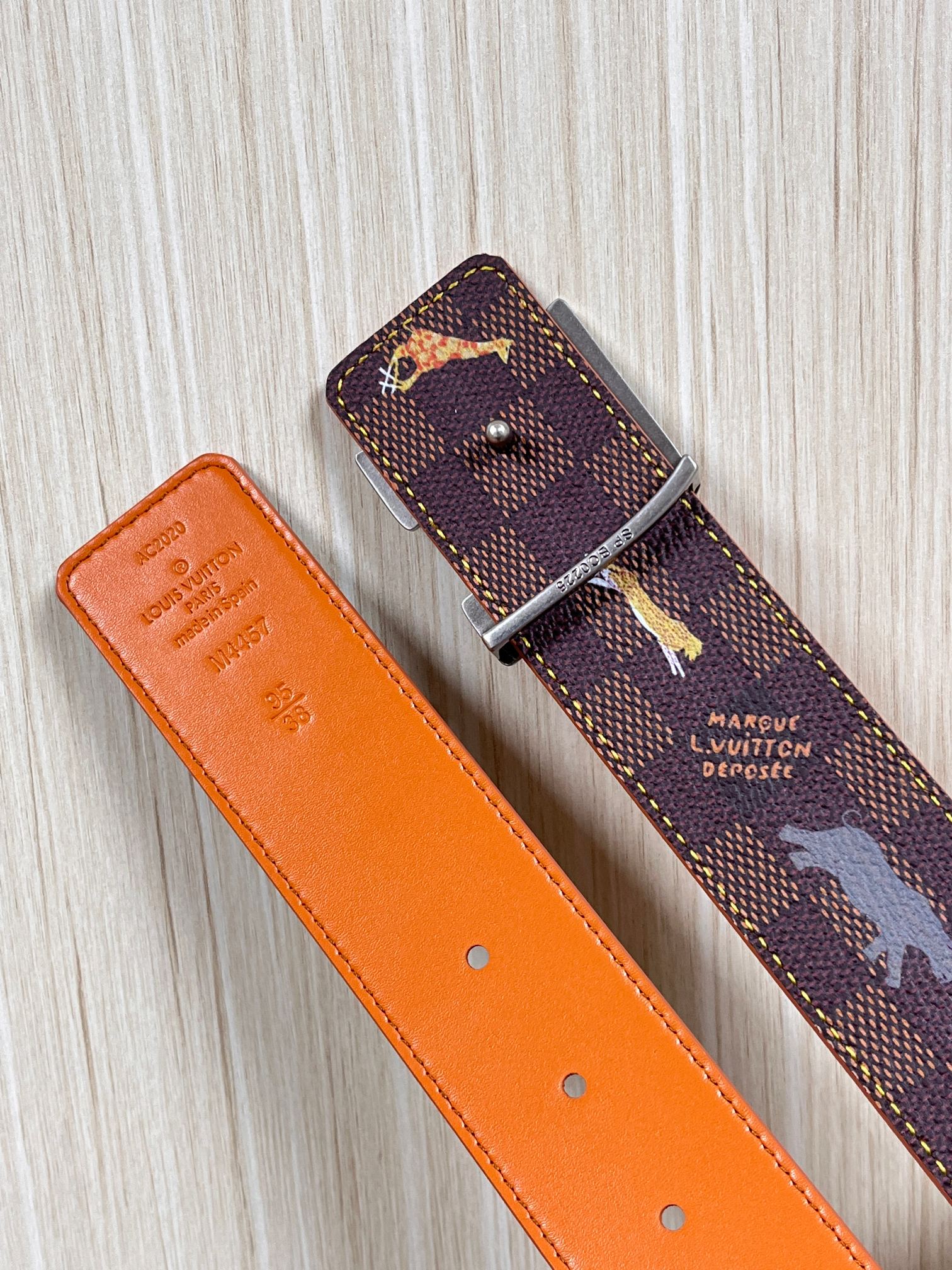 Louis Vuitton Canvas Belt Canvas S-m-l