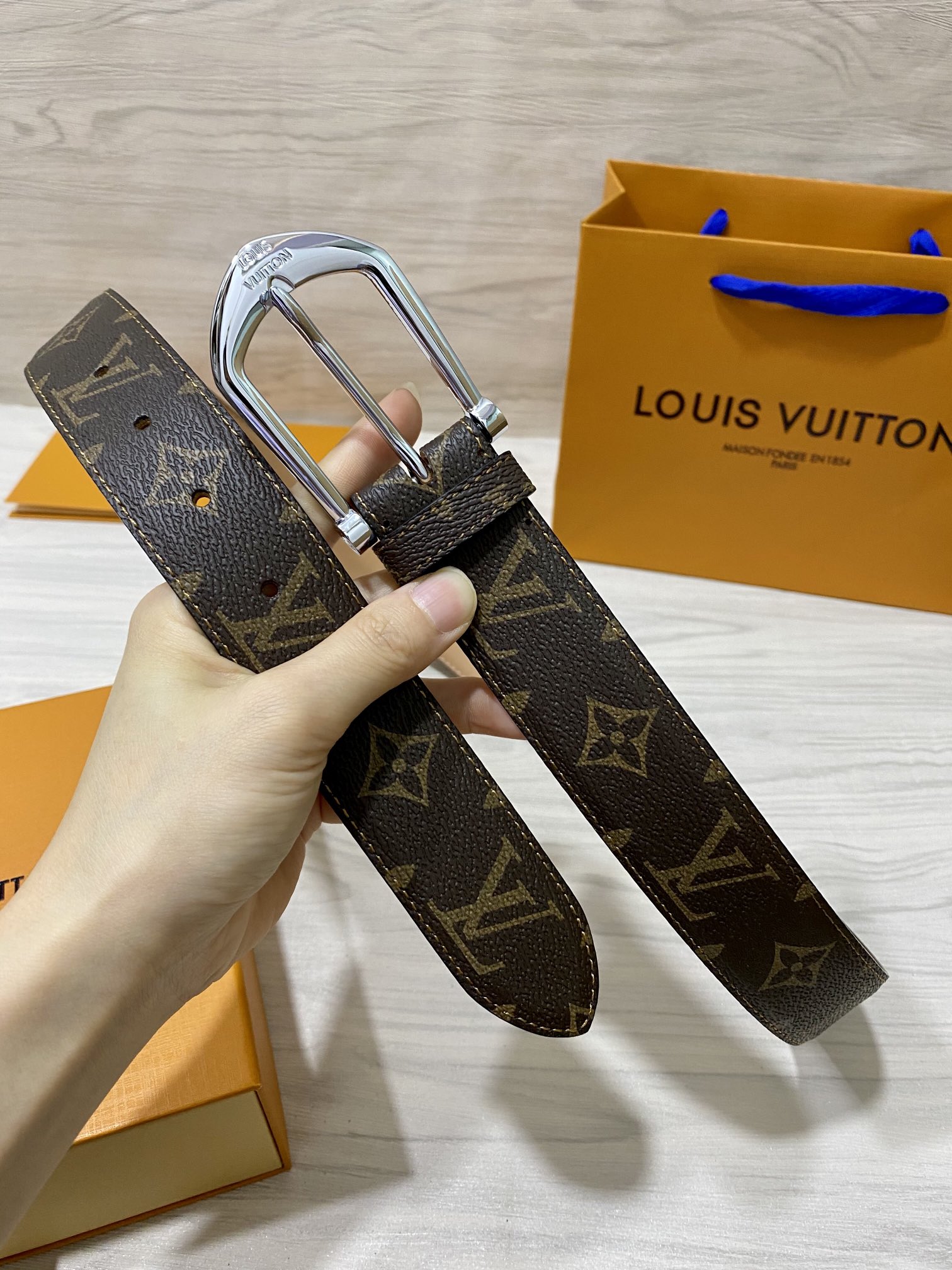 Basic Belt Top Grain Leather L