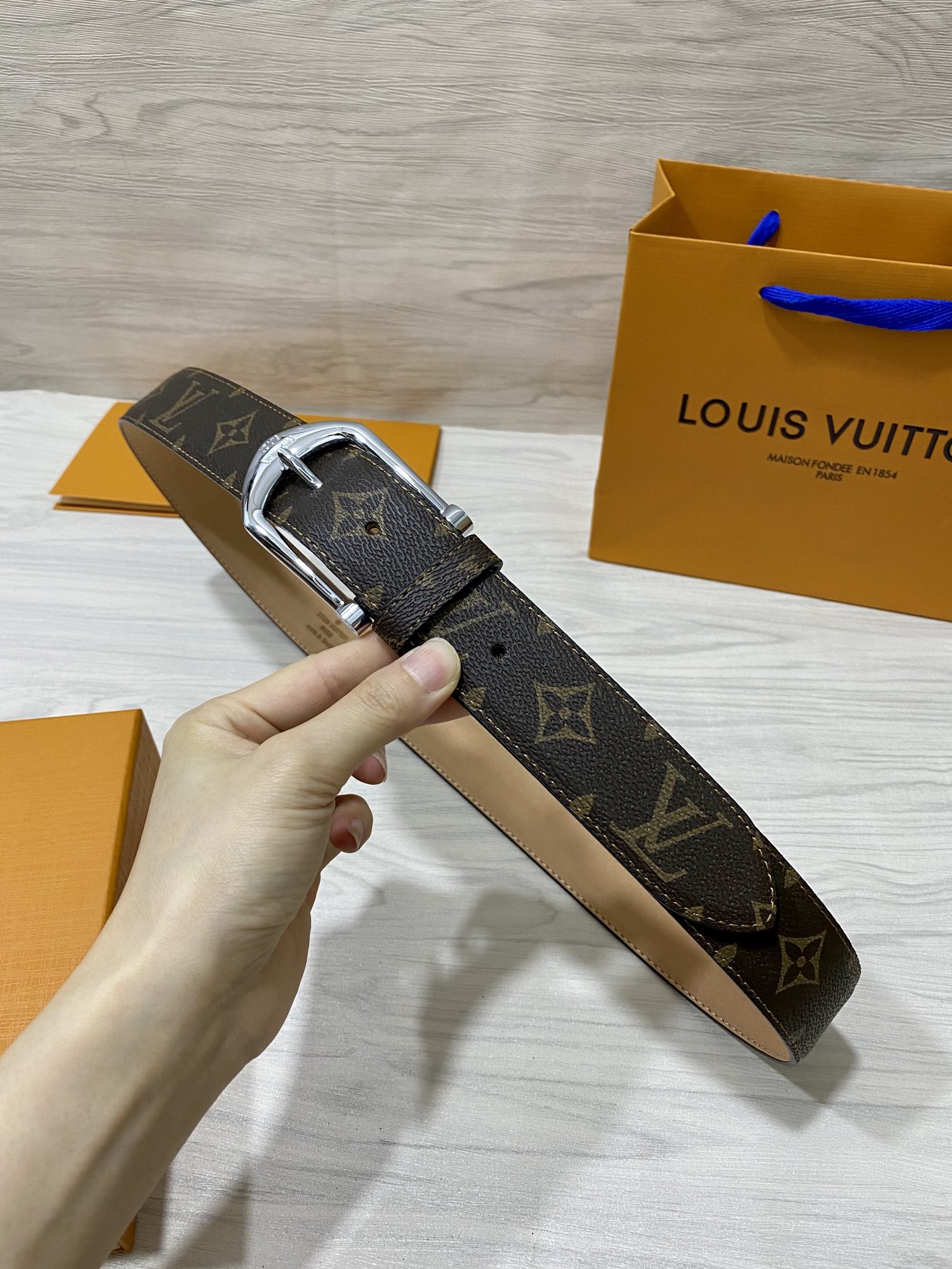 Basic Belt Top Grain Leather L