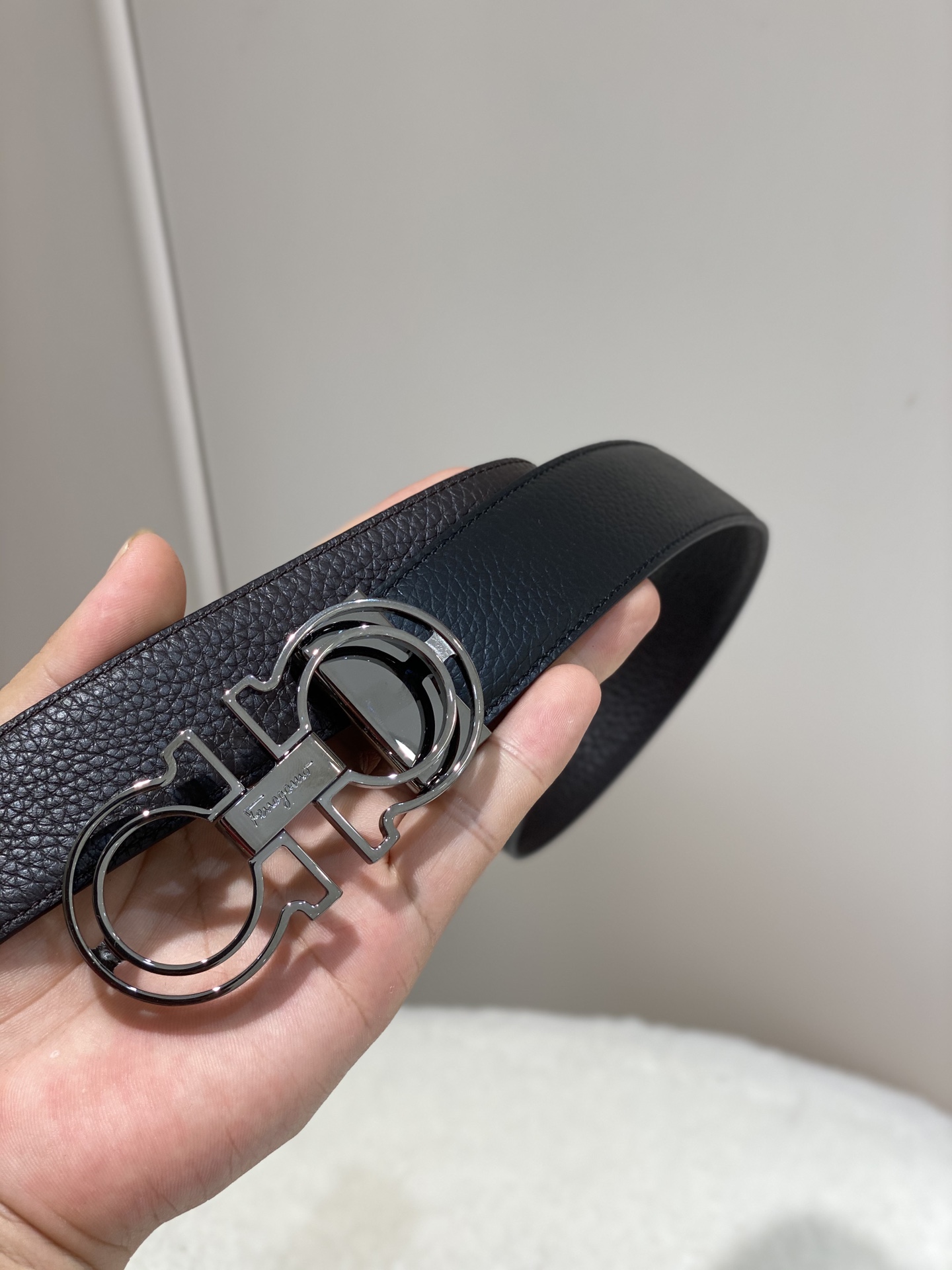 Salvatore Ferragamo Leather Belt Cow Leather L