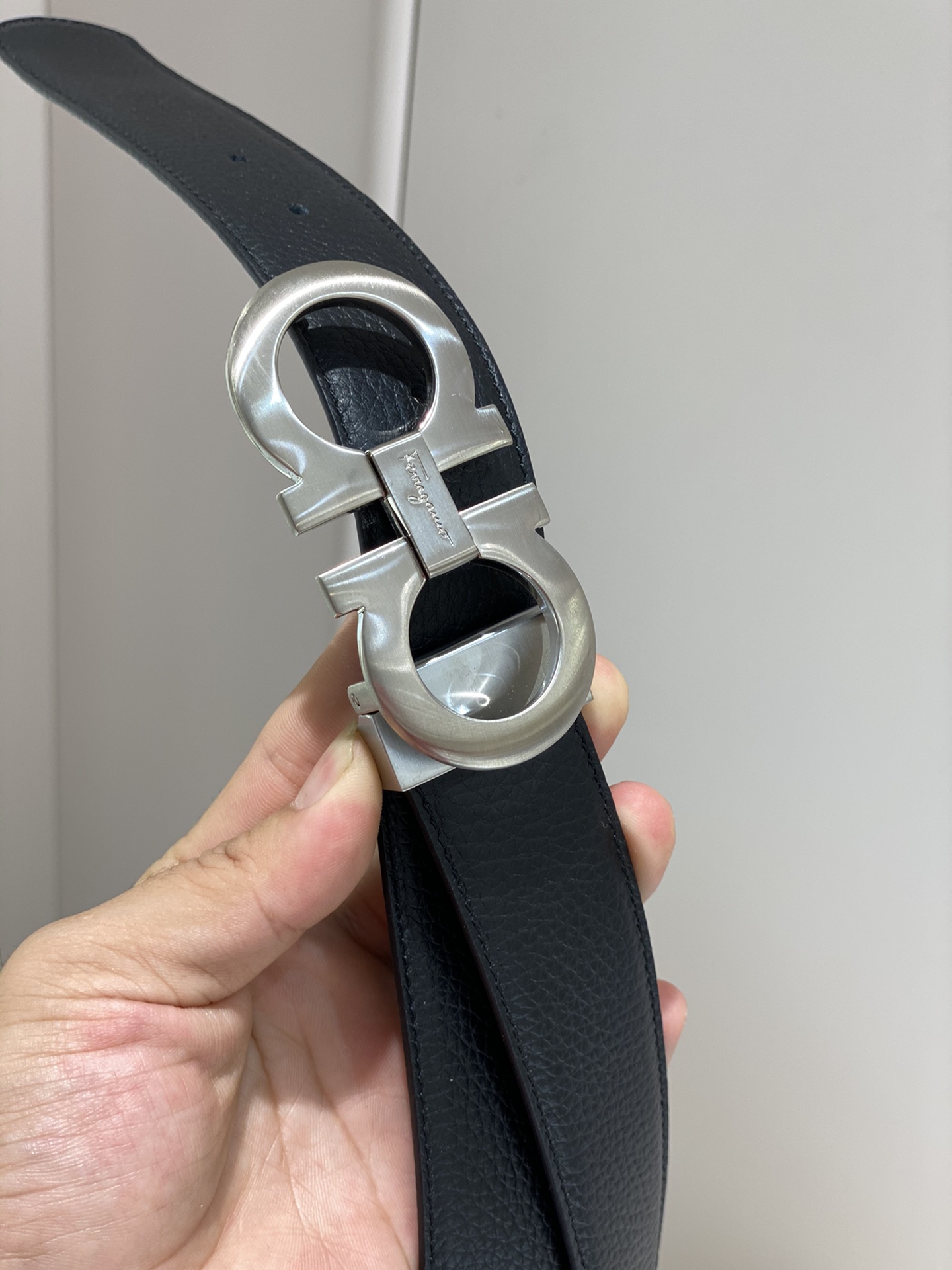 Salvatore Ferragamo Leather Belt Cow Leather L