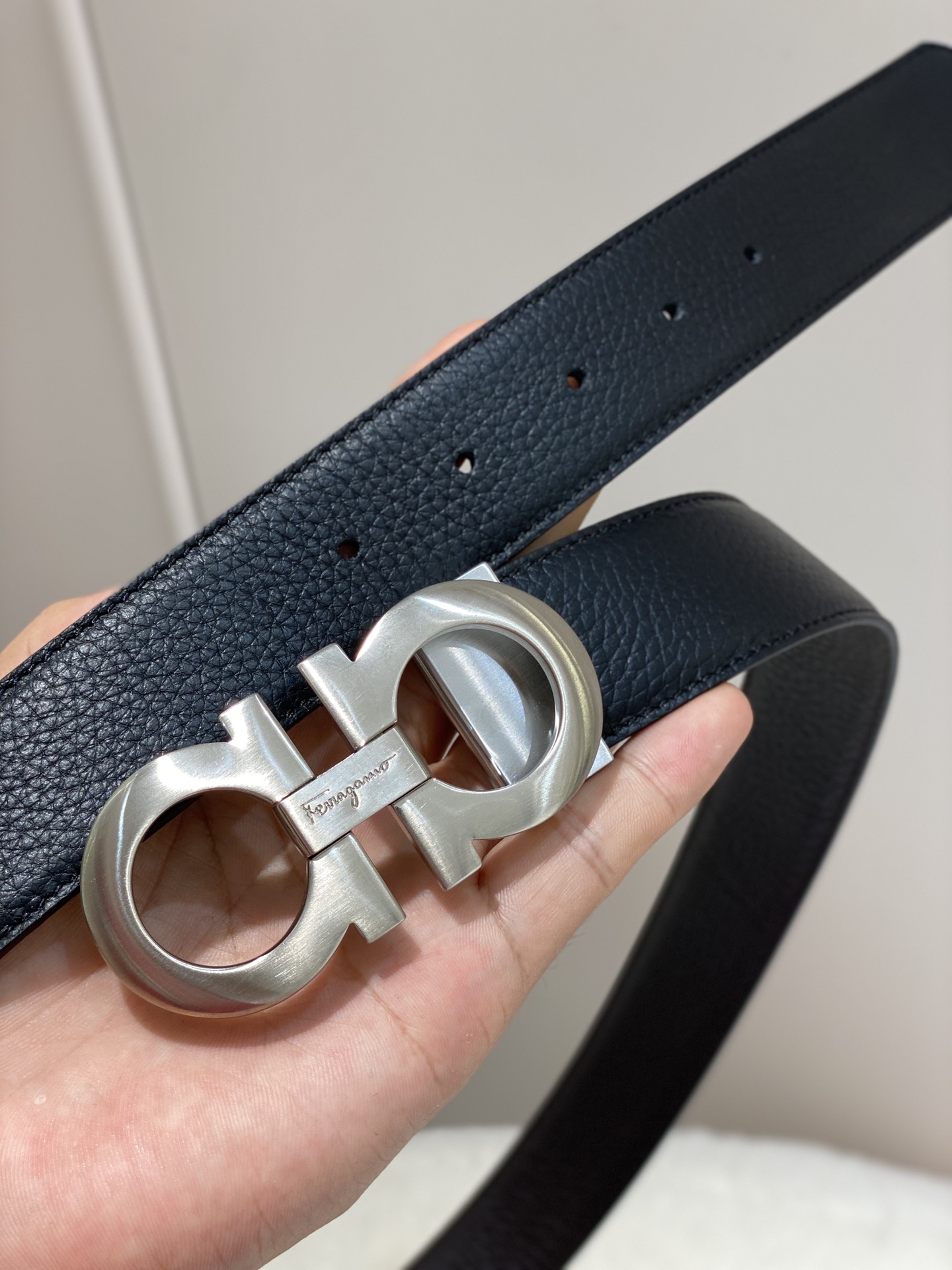 Salvatore Ferragamo Leather Belt Cow Leather L