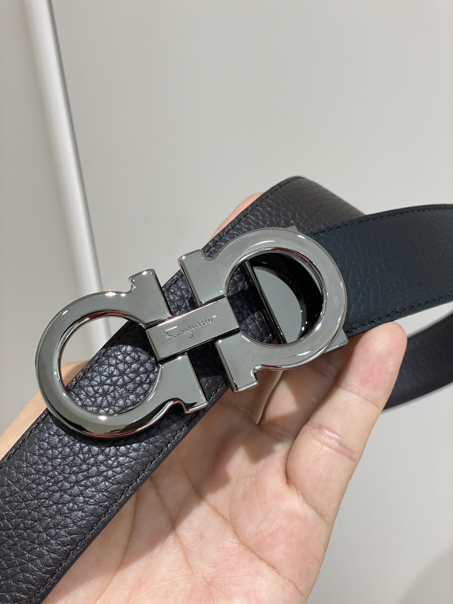 Salvatore Ferragamo Leather Belt Cow Leather L