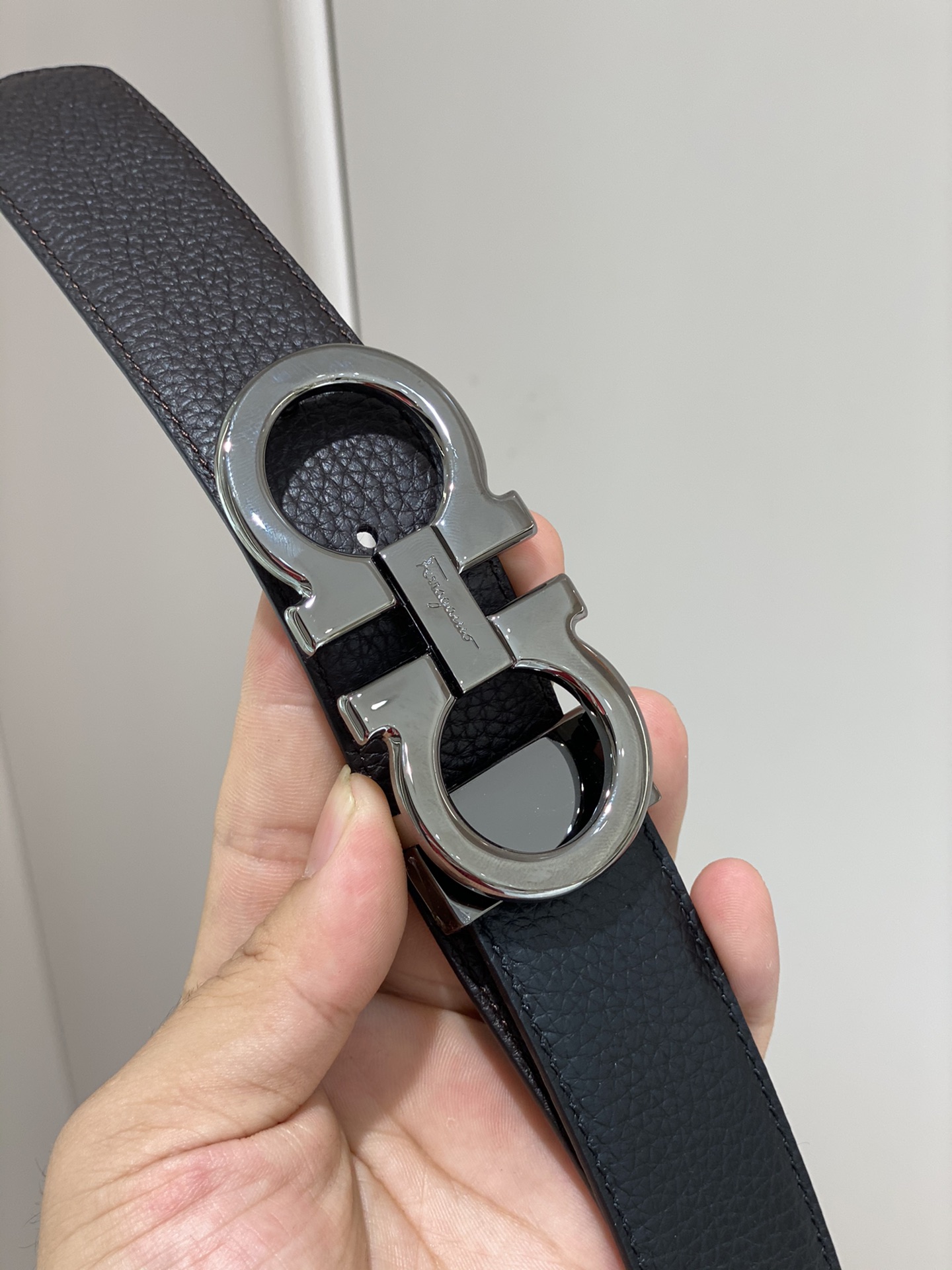 Salvatore Ferragamo Leather Belt Cow Leather L