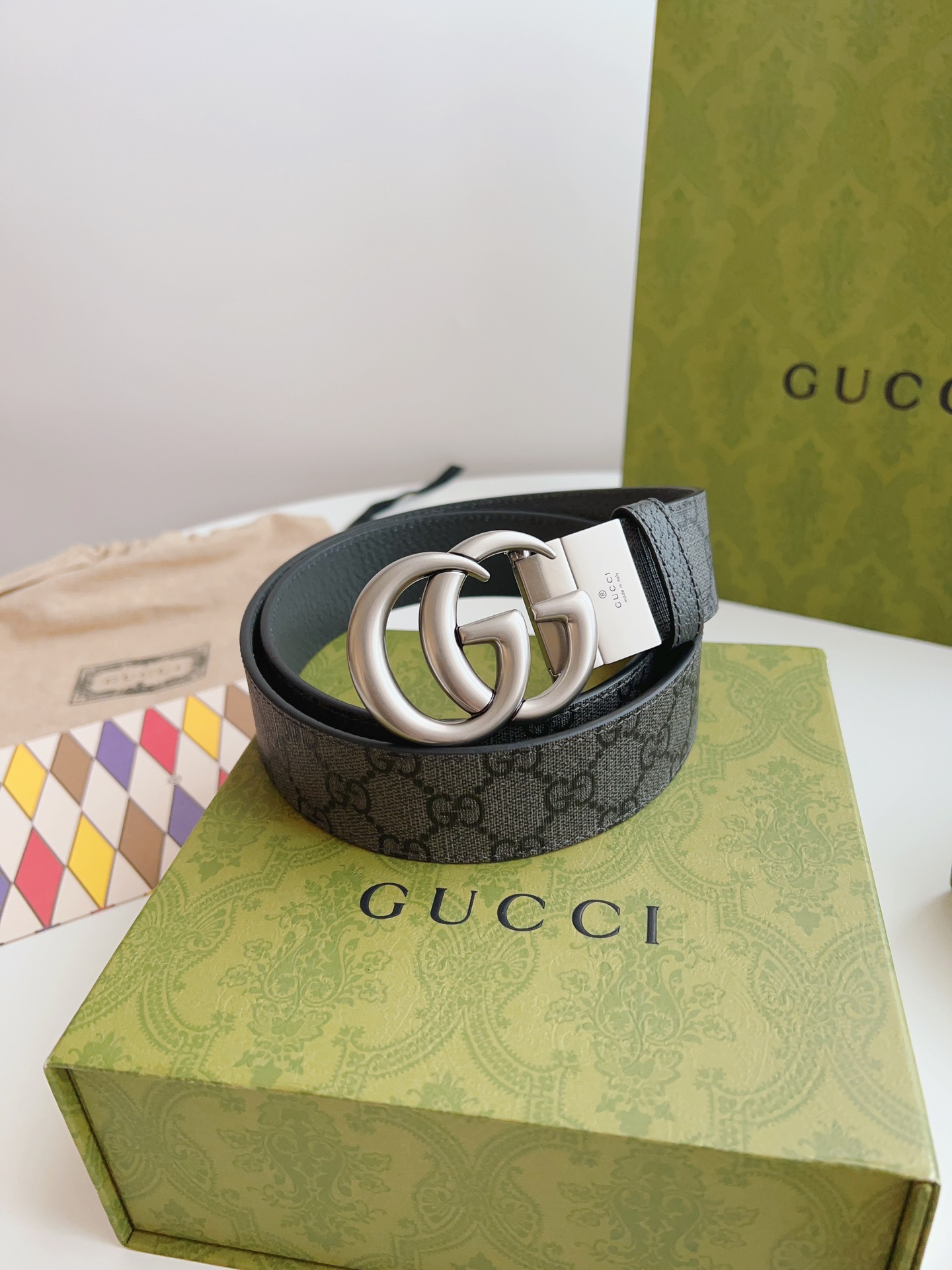 Gucci Leather Belt Top Grain Leather M