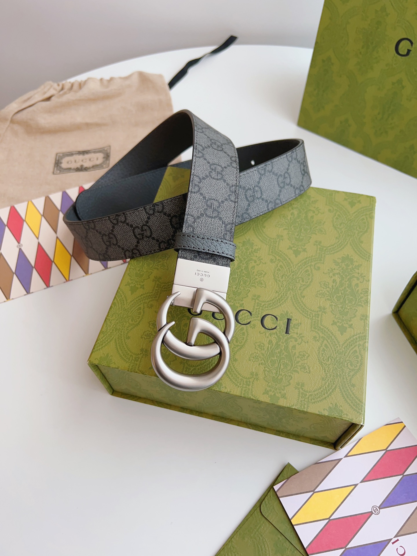 Gucci Leather Belt Top Grain Leather M