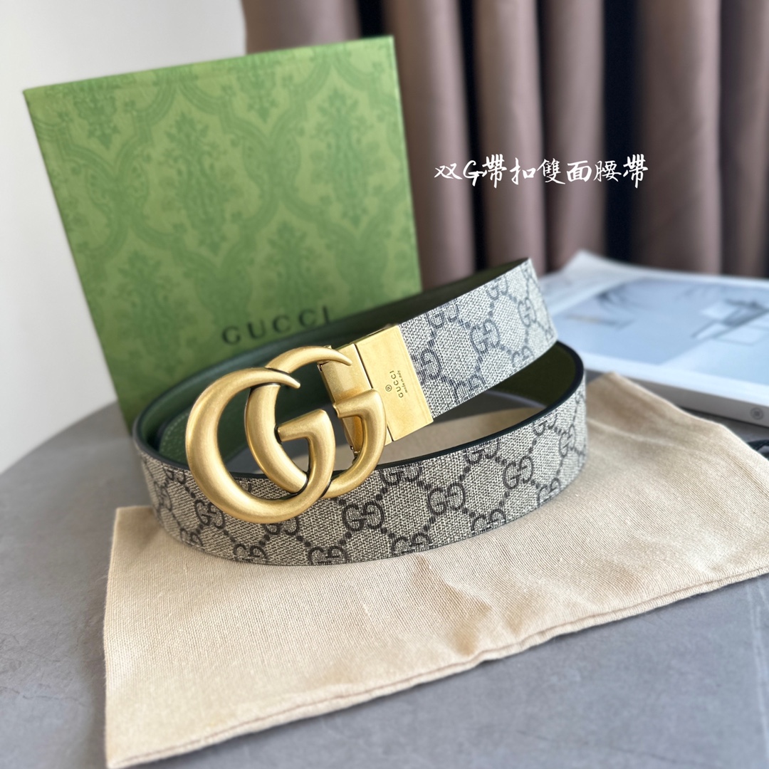 Gucci Male Basic Belt Canvas Beige M