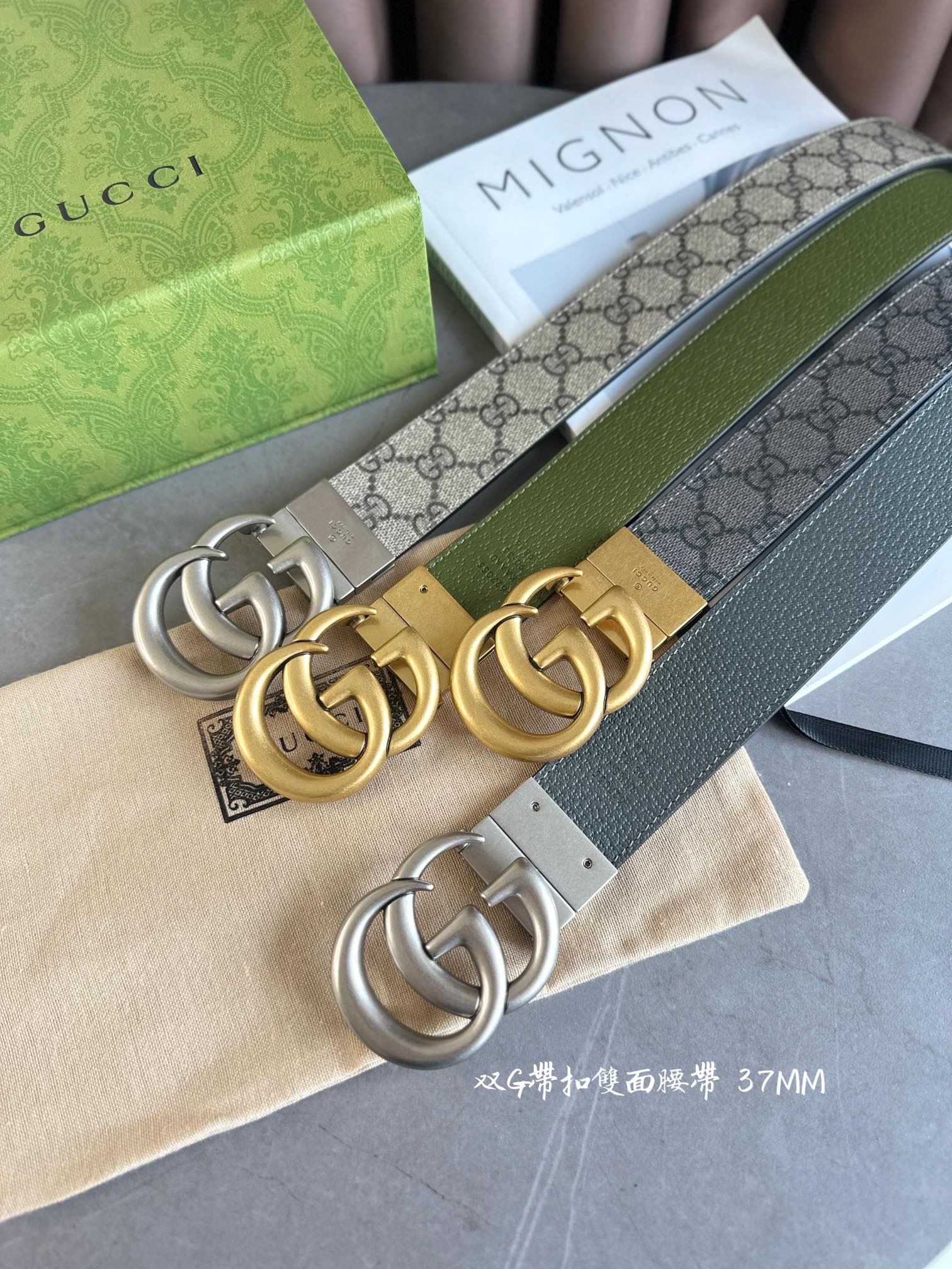 Gucci Male Basic Belt Canvas Beige M