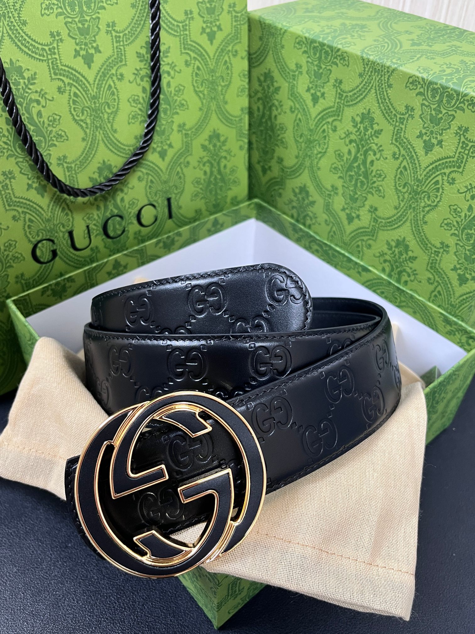 Gucci Male Basic Belt Cow Leather