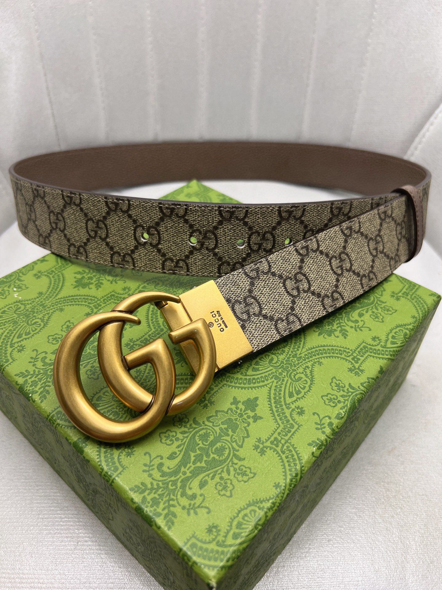 Gucci Male Leather Belt Top Grain Leather Waterproof