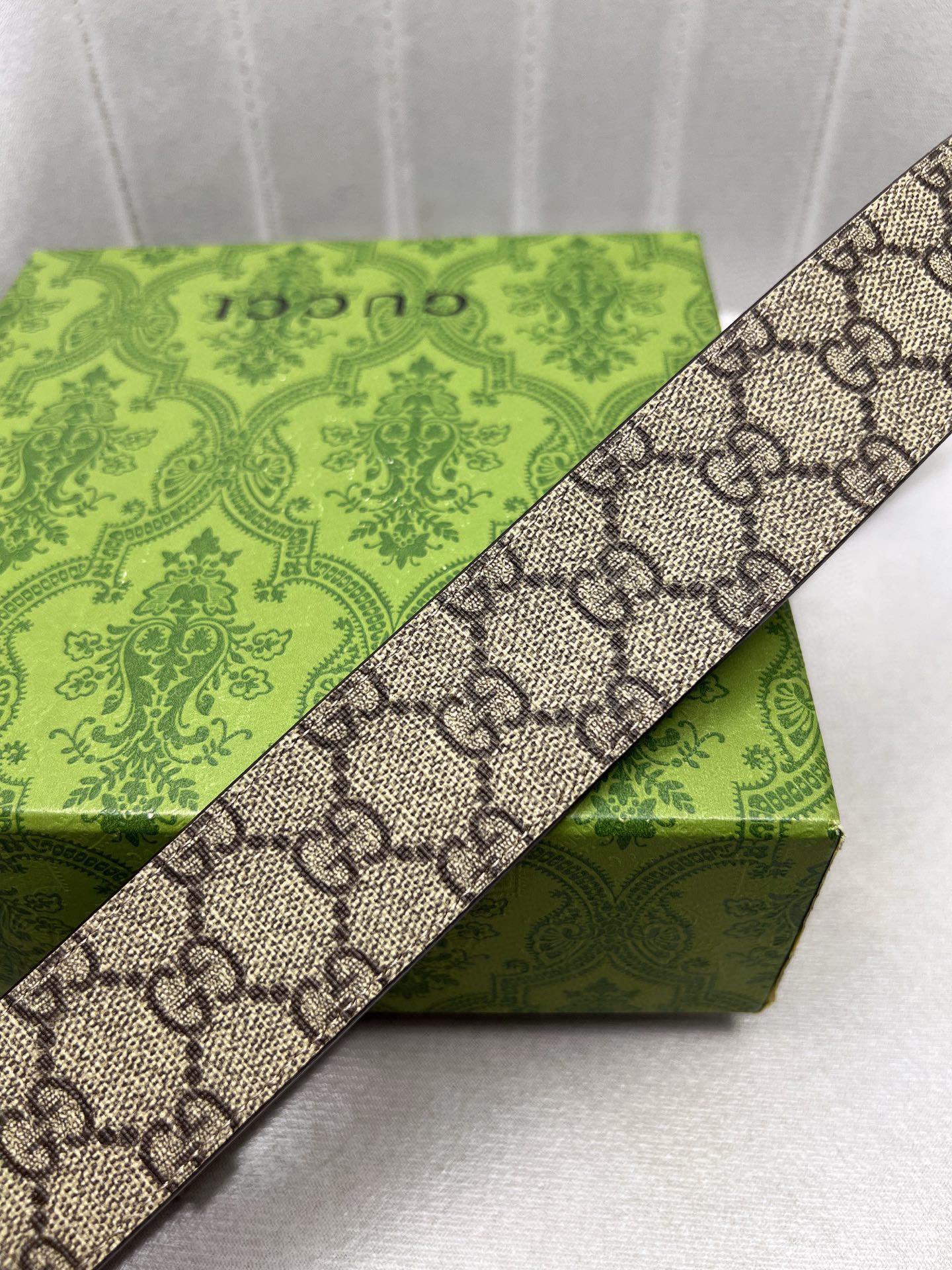 Gucci Male Leather Belt Top Grain Leather Waterproof