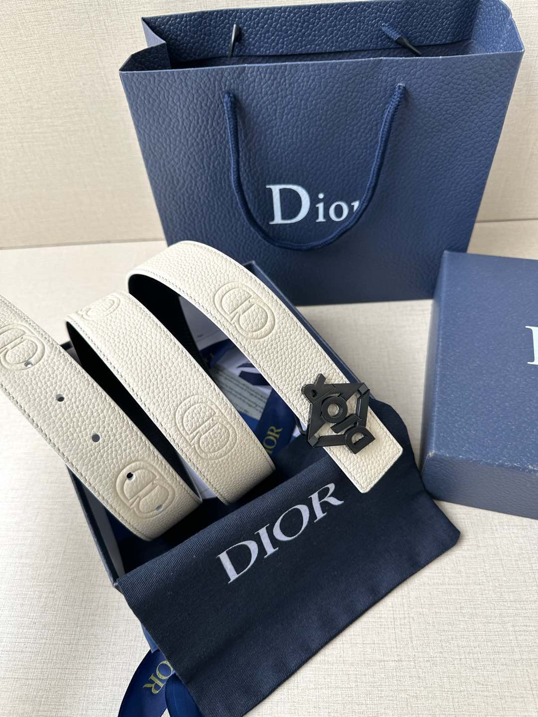 Basic Belt Cow Leather Black M