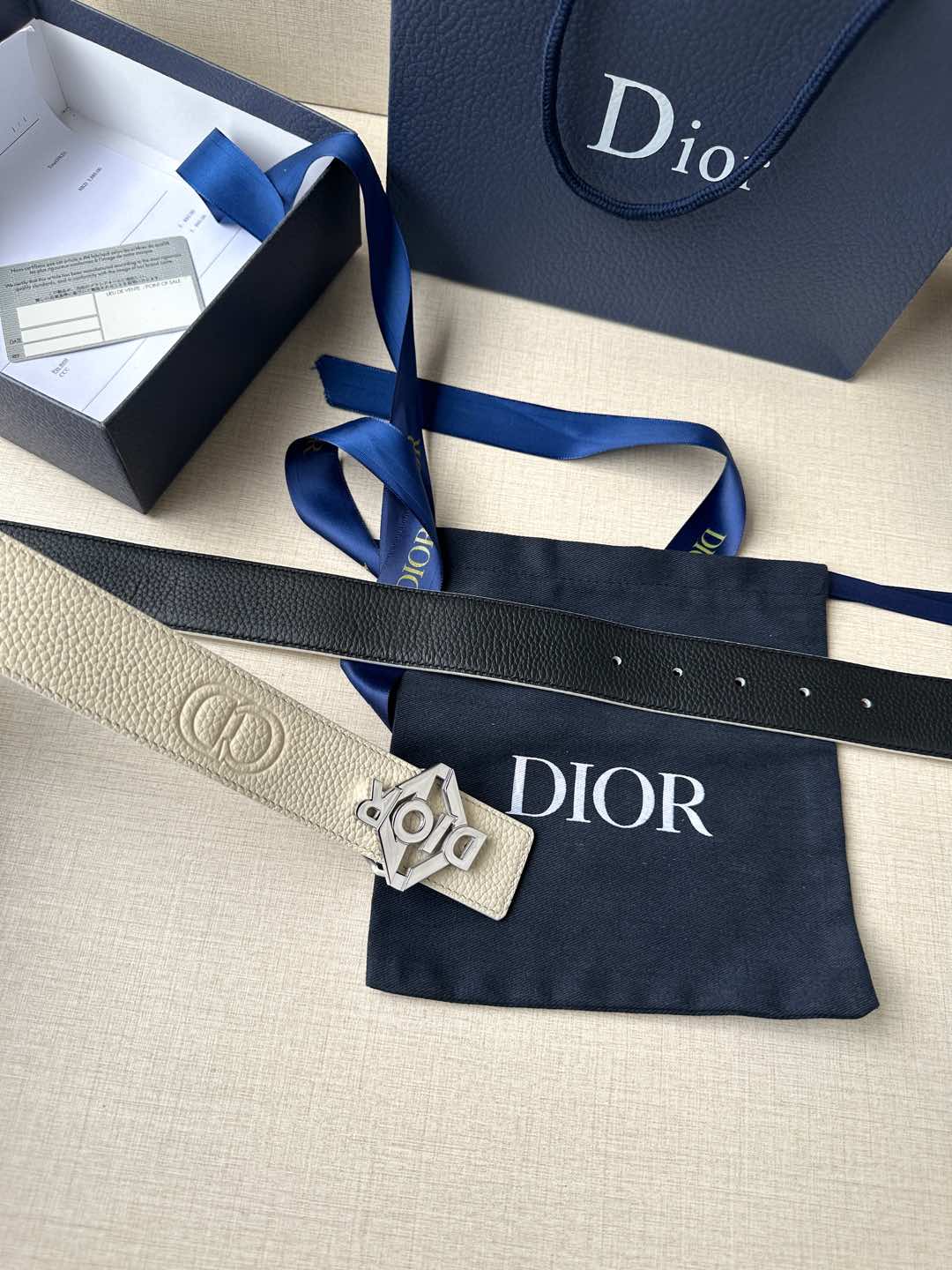 Basic Belt Cow Leather Black M