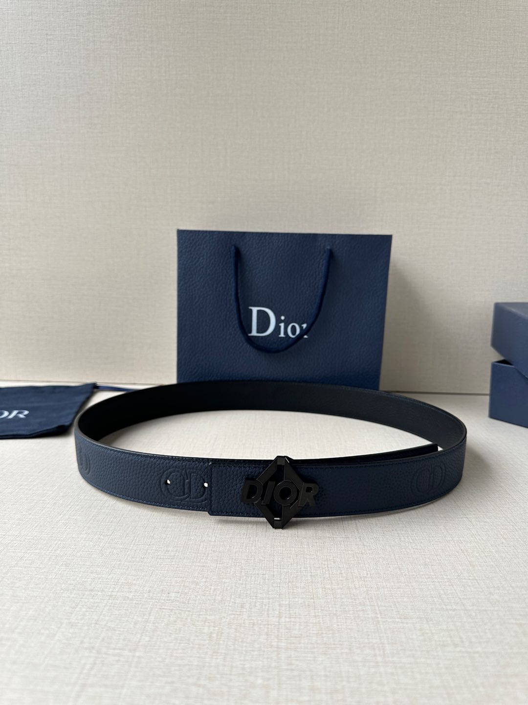 Basic Belt Cow Leather Black M