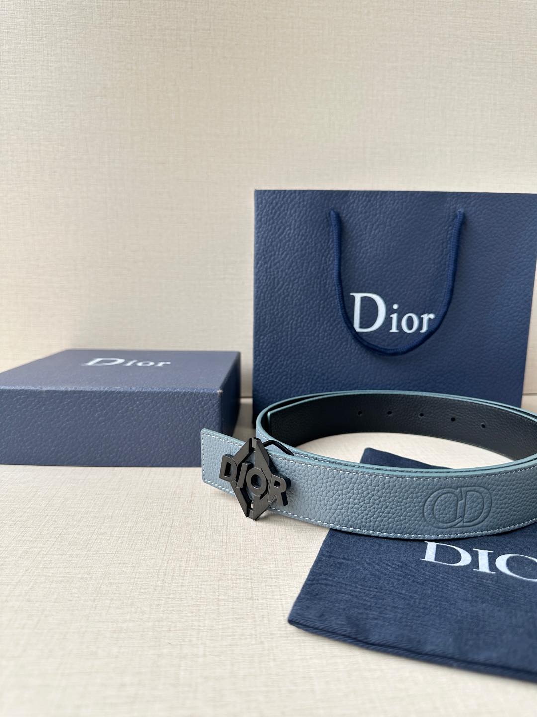 Basic Belt Cow Leather Black M