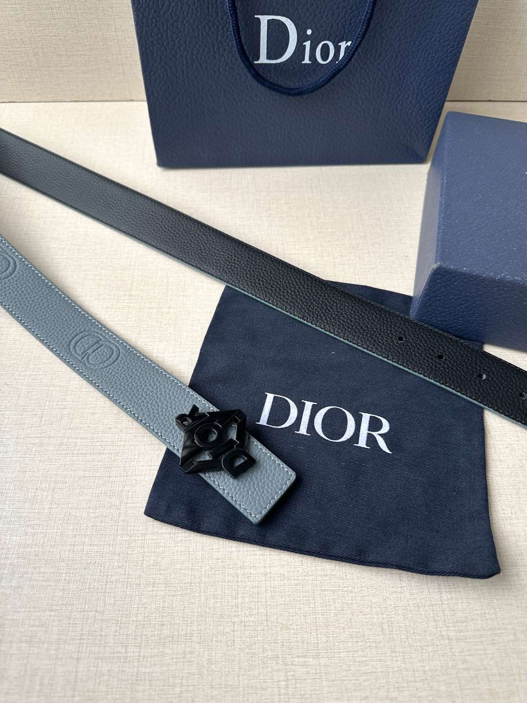 Basic Belt Cow Leather Black M