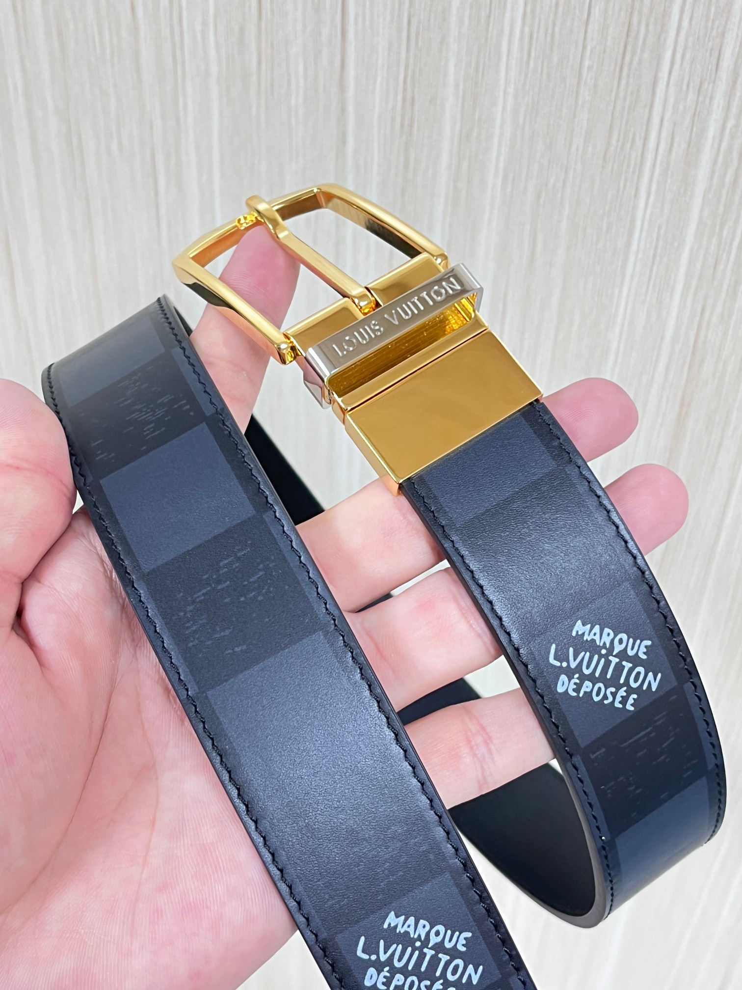 Basic Belt Cow Leather Gray