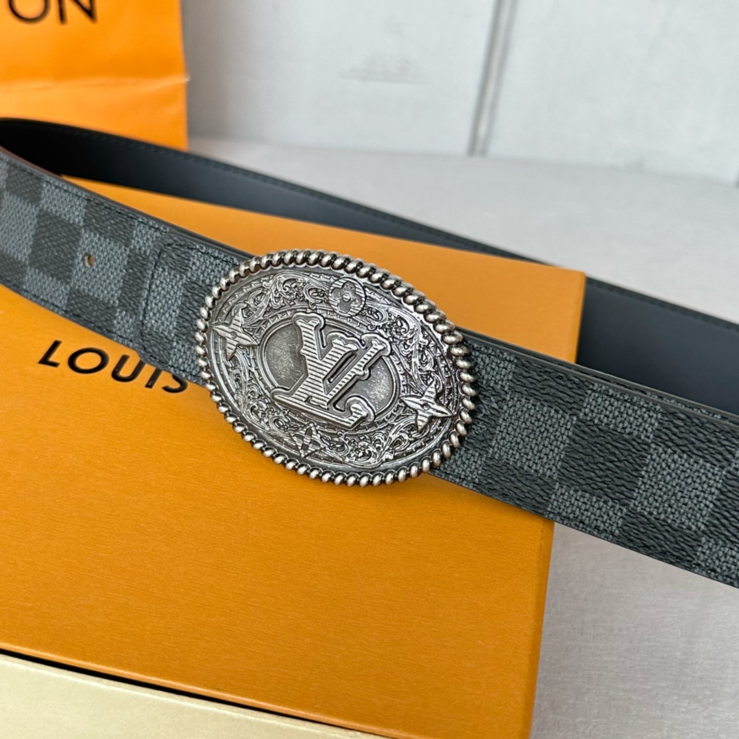 Basic Belt Cow Leather Black 35cm-35mm