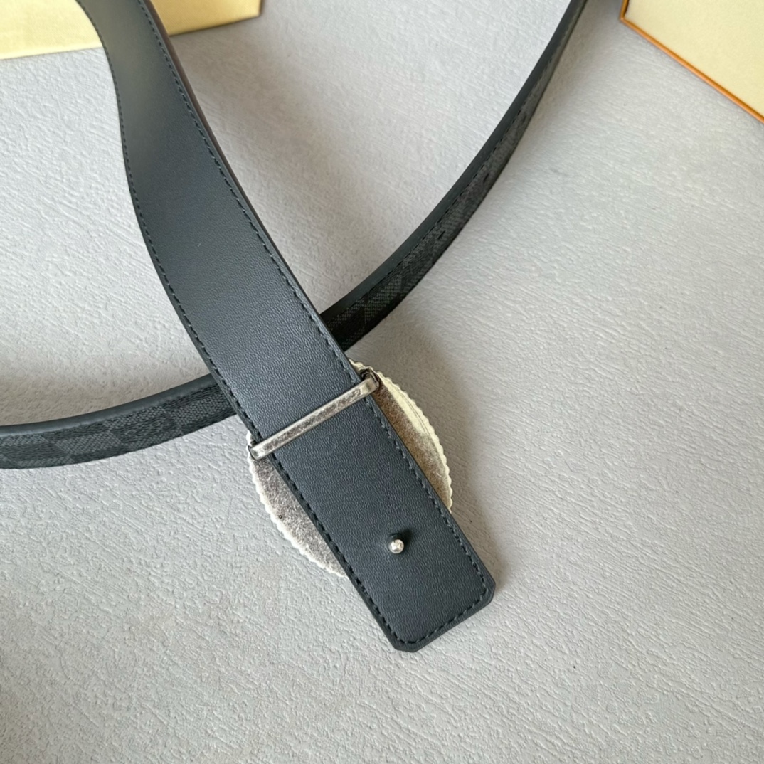 Basic Belt Cow Leather Black 35cm-35mm