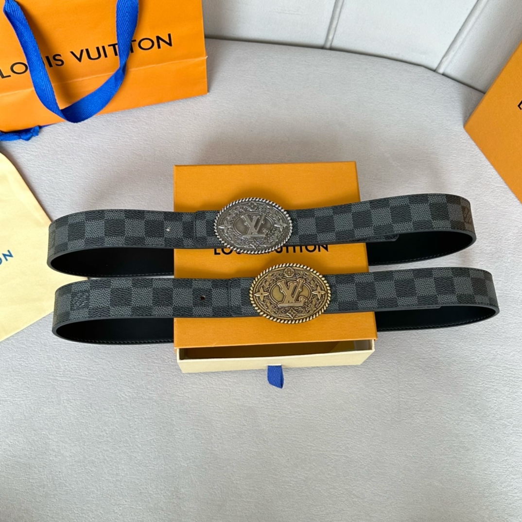 Basic Belt Cow Leather Black 35cm-35mm