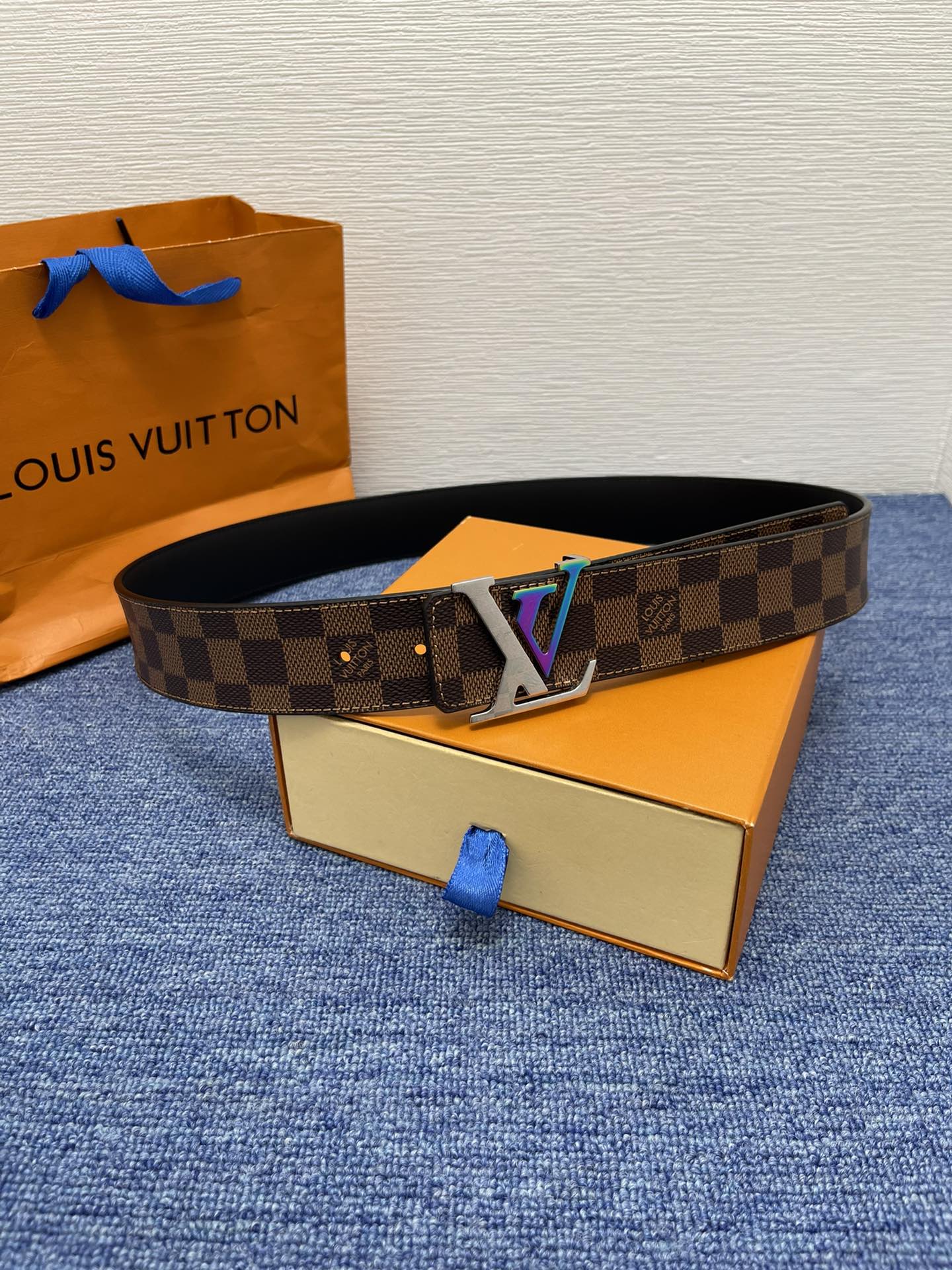 Louis Vuitton Basic Belt Cow Leather M-l