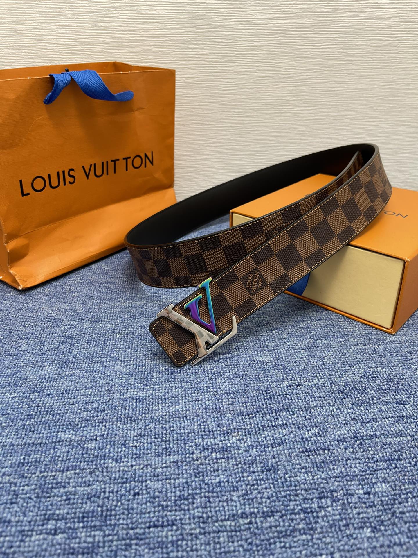 Louis Vuitton Basic Belt Cow Leather M-l