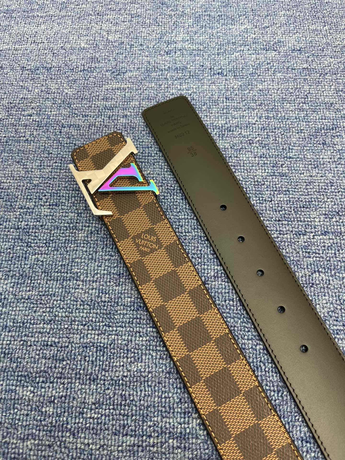 Louis Vuitton Basic Belt Cow Leather M-l