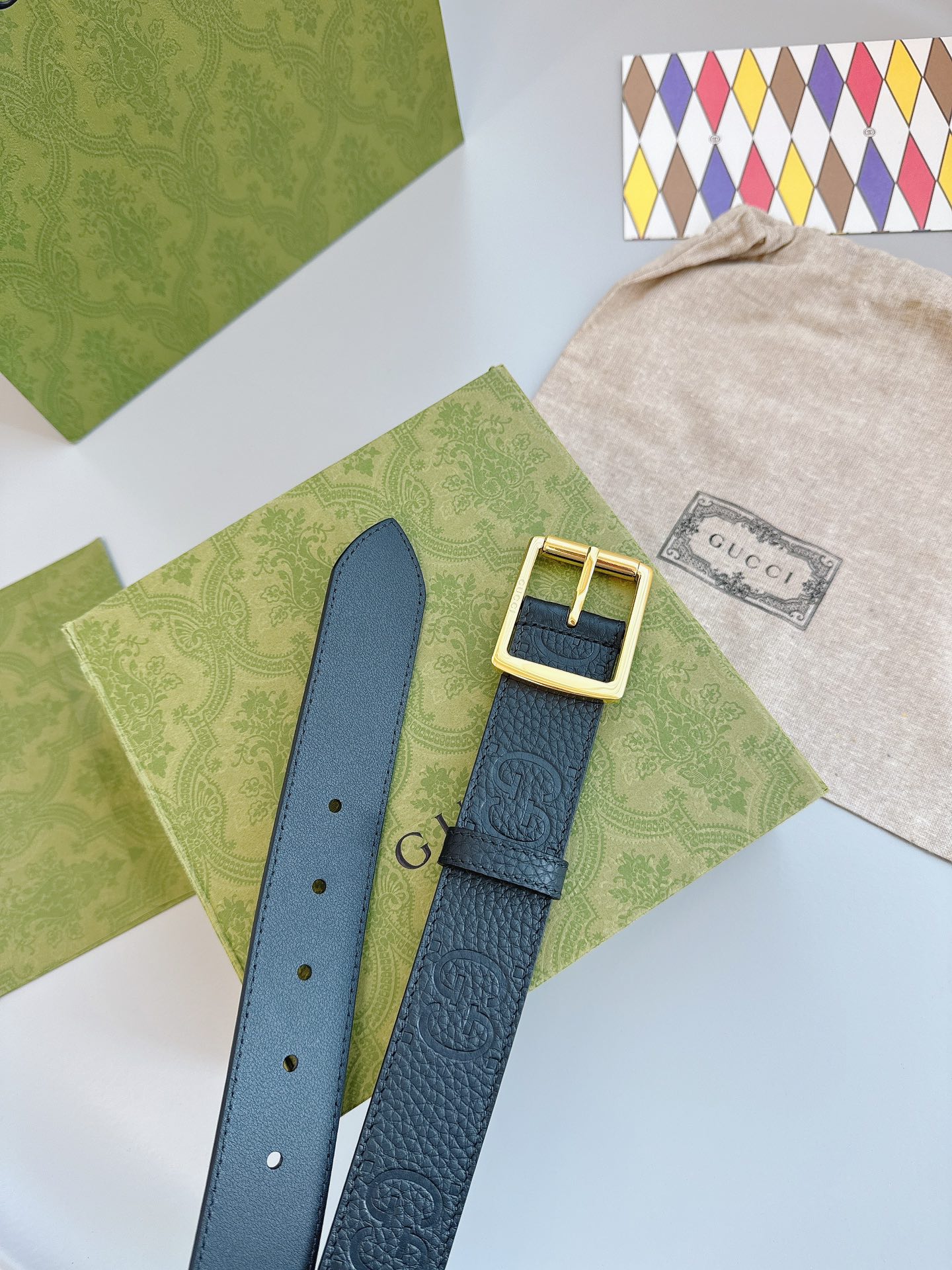 Gucci Pin Buckle Belt Black