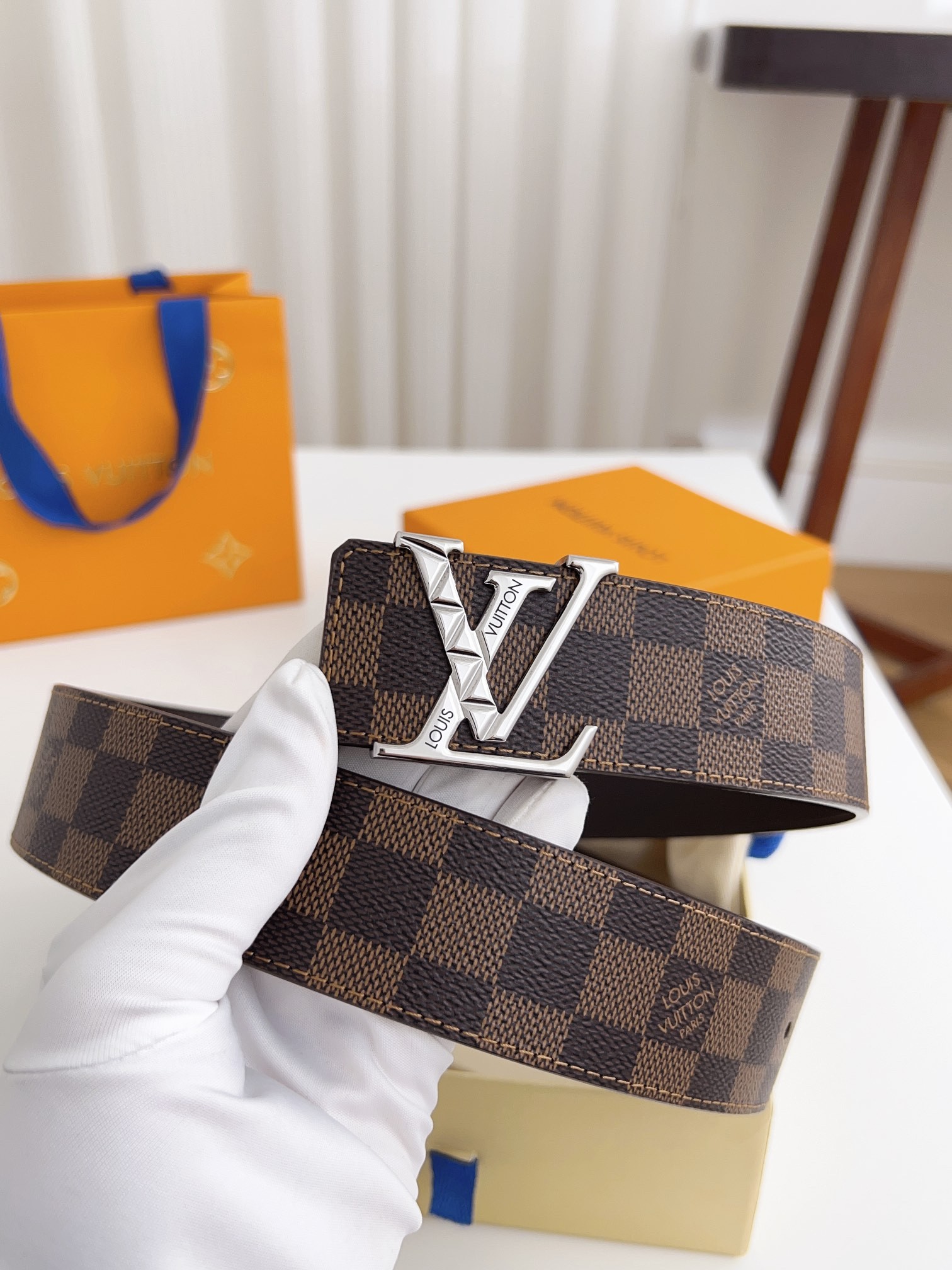 Louis Vuitton Basic Belt Cow Leather Waterproof